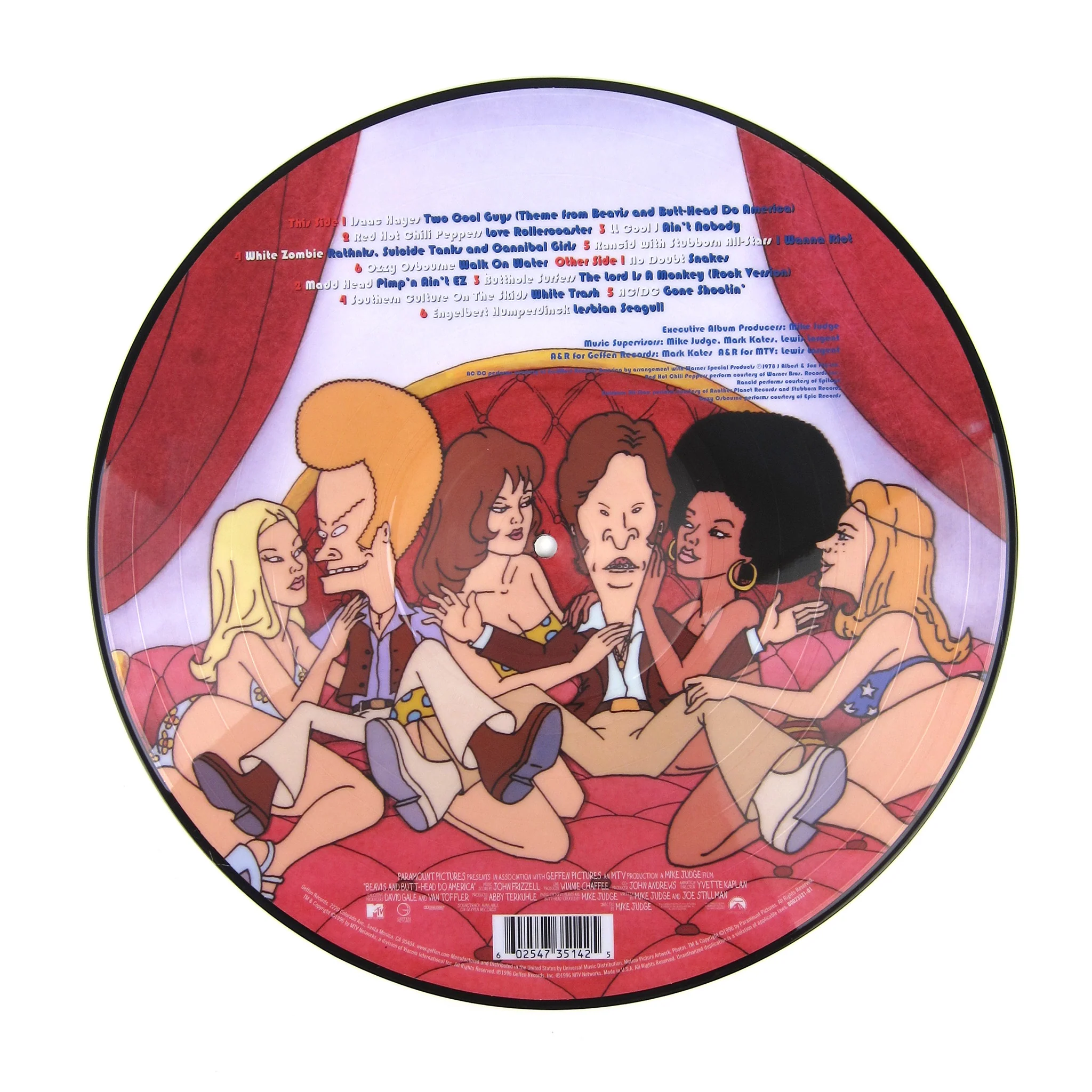 Beavis And Butt-Head: Beavis And Butt-Head Do America Soundtrack (Pic Disc) Vinyl LP - Image 3