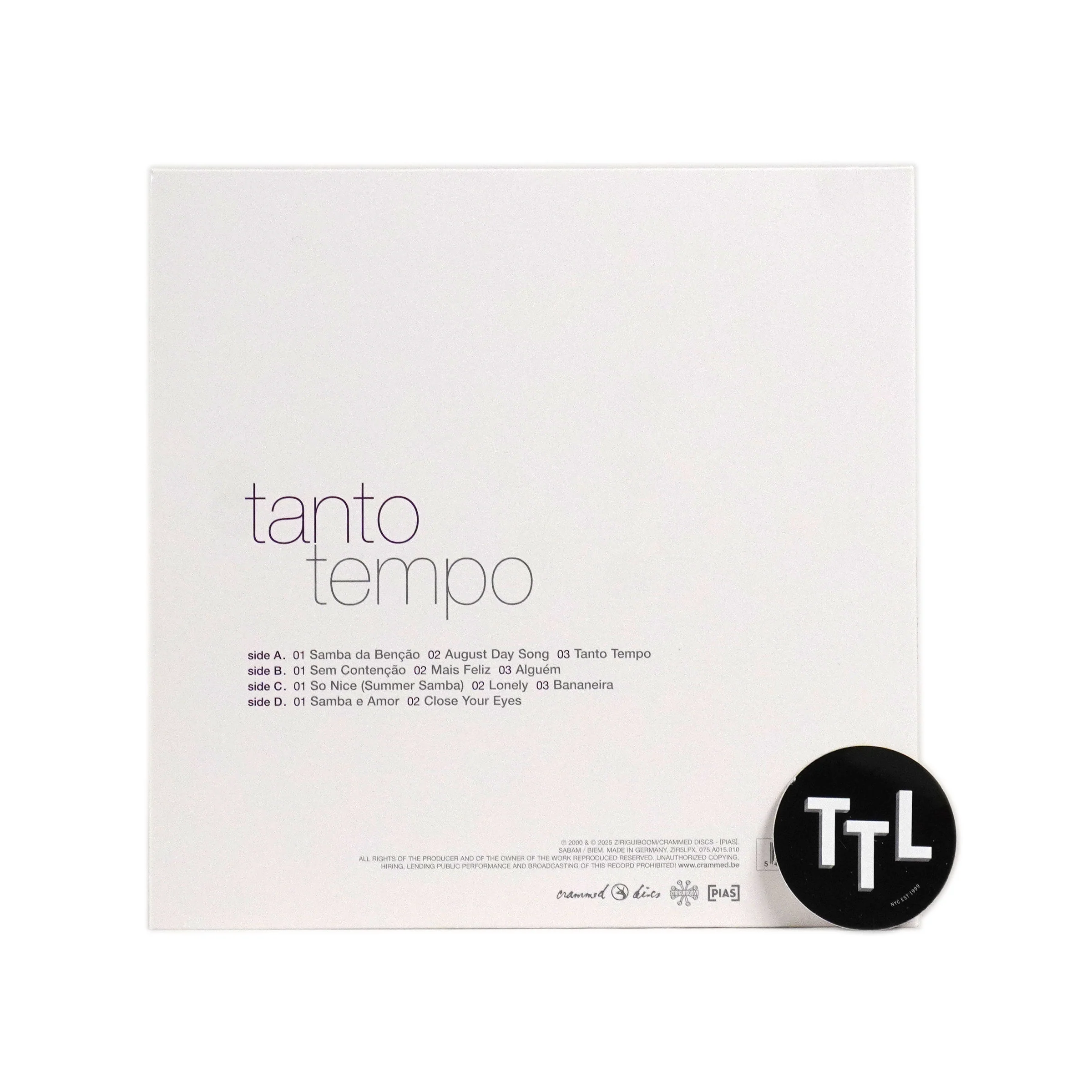 Bebel Gilberto: Tanto Tempo - 25th Anniversary Vinyl 2LP - Image 3