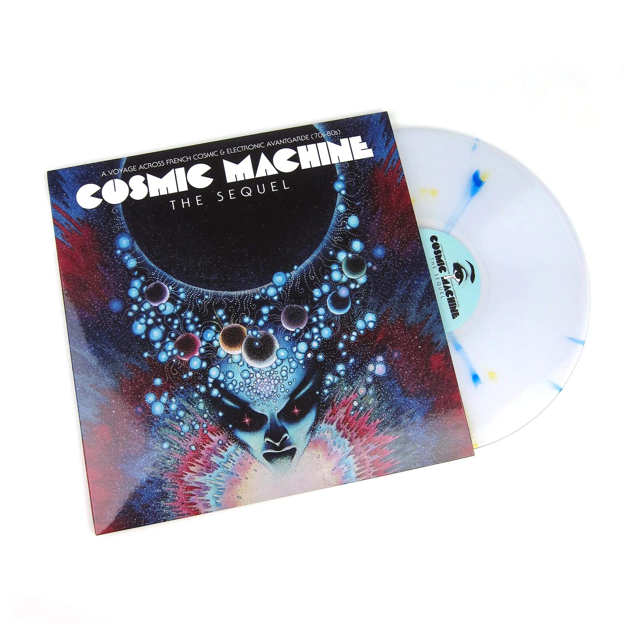Because Music: Cosmic Machine The Sequel - A Voyage Across French Cosmic & Electronic Avantgarde (Colored Vinyl) Vinyl 2LP+CD