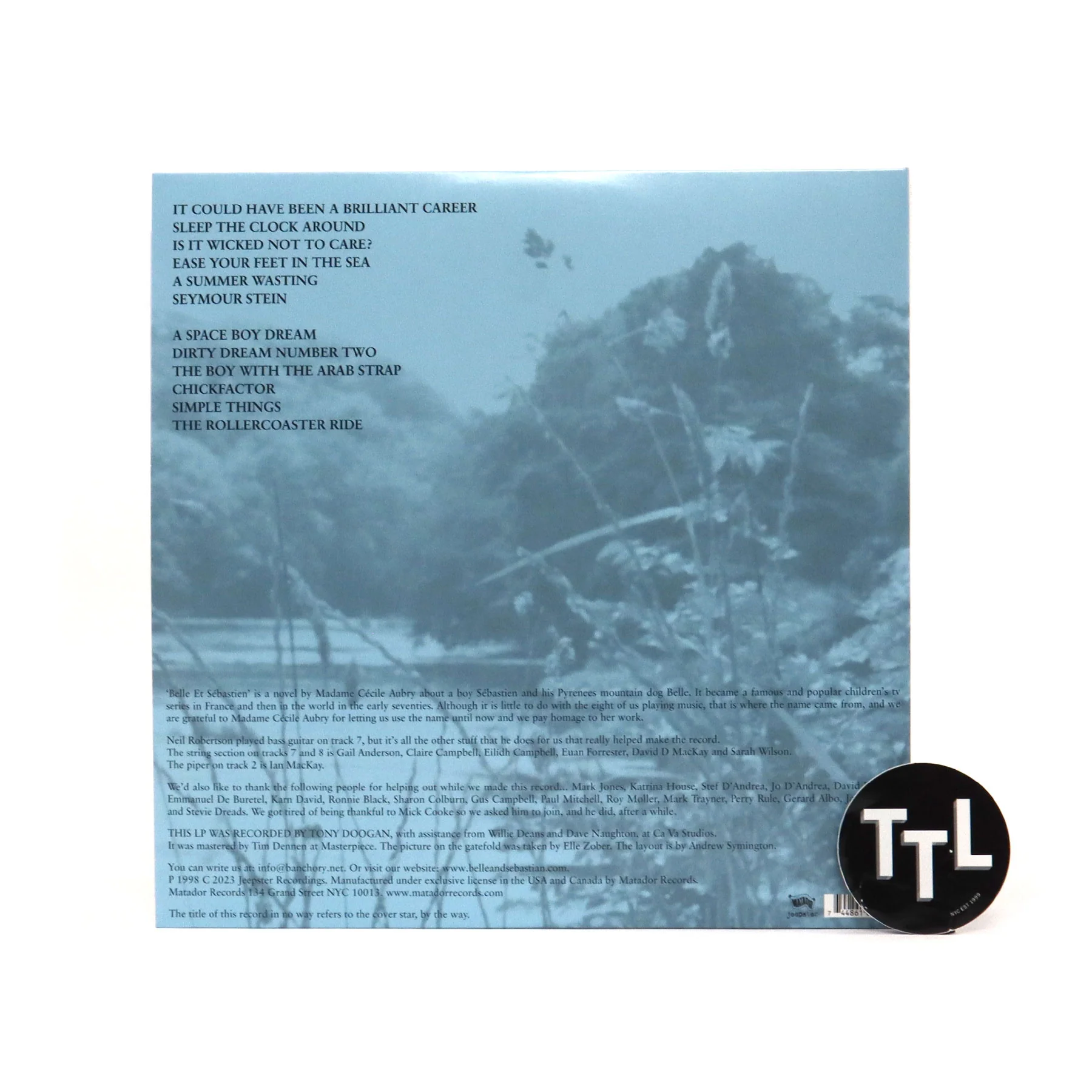 Belle And Sebastian: The Boy With The Arab Strap (Colored Vinyl) Vinyl LP - Image 3