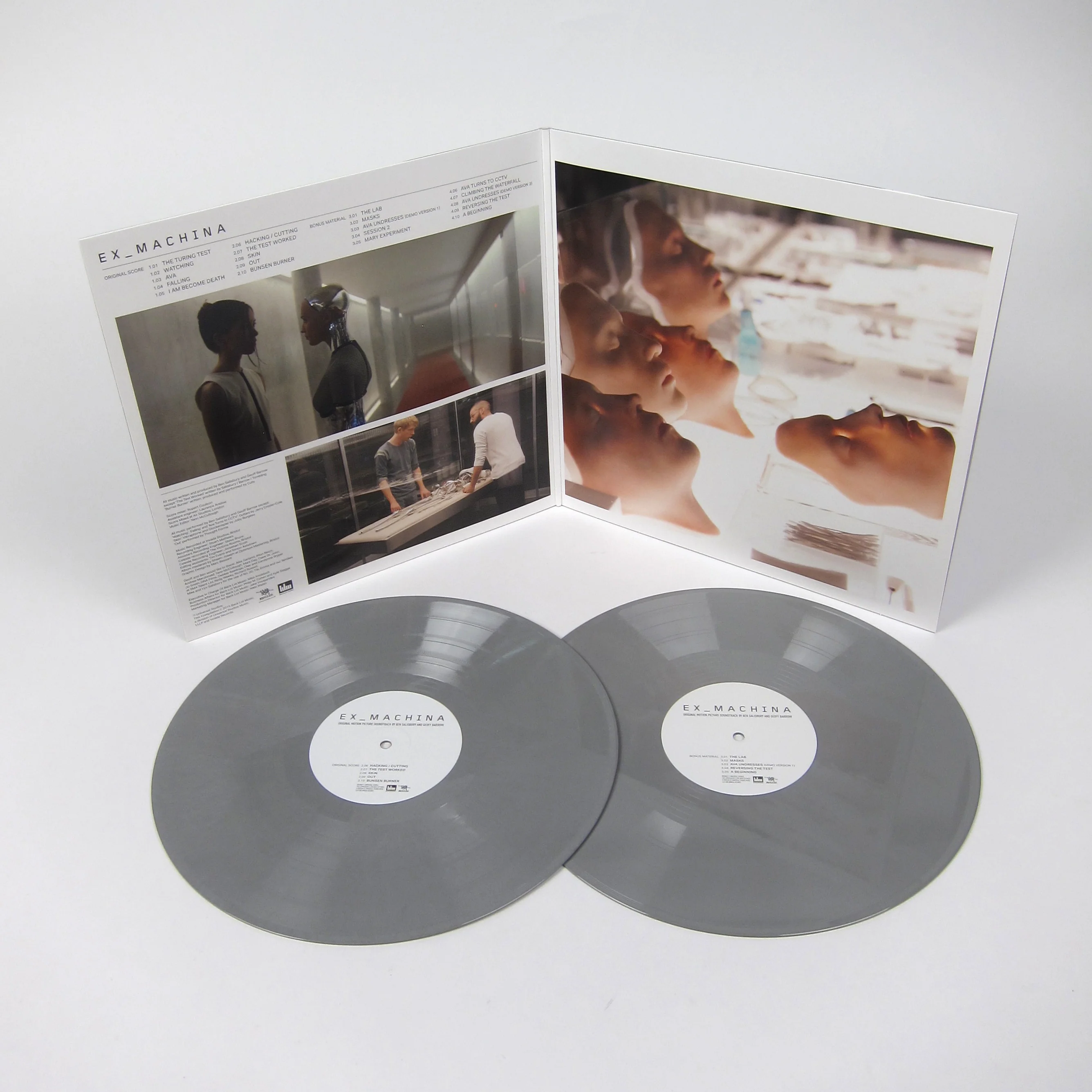 Ben Salisbury & Geoff Barrow: Ex_Machina Soundtrack (Compound Grey Colored Vinyl) Vinyl 2LP - Image 2