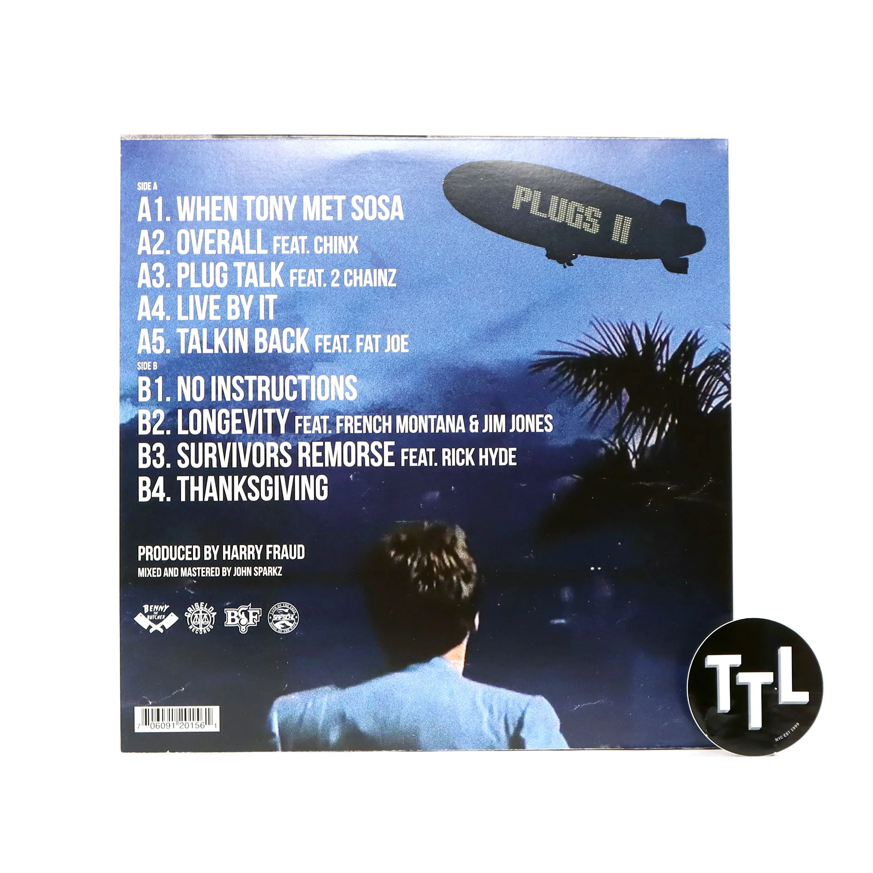 Benny The Butcher & Harry Fraud: The Plugs I Met 2 (Griselda) (Colored Vinyl) Vinyl LP - Image 3