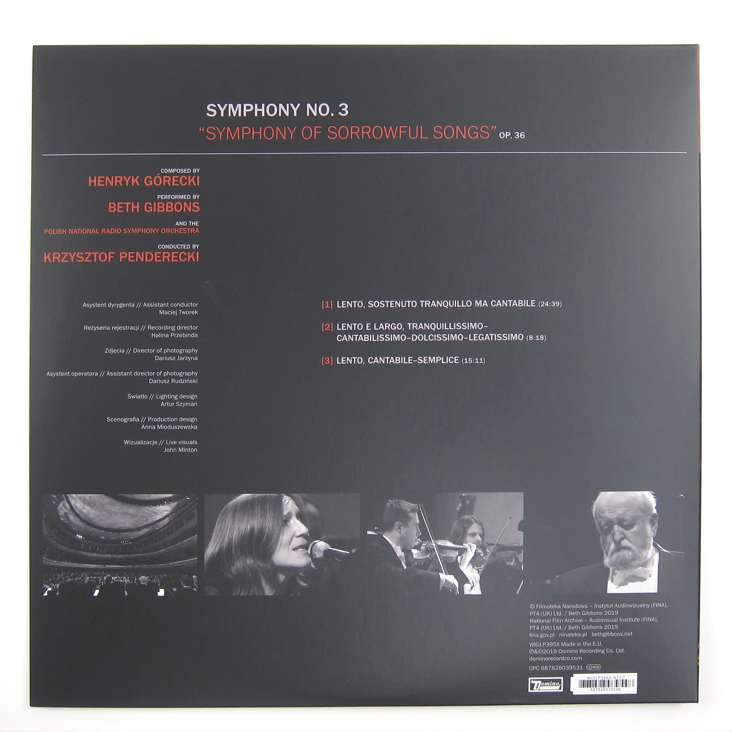 Beth Gibbons: Henryk GĂłrecki - Symphony No.3 (180g Indie Exclusive) Vinyl LP+DVD - Deluxe Edition - Image 3