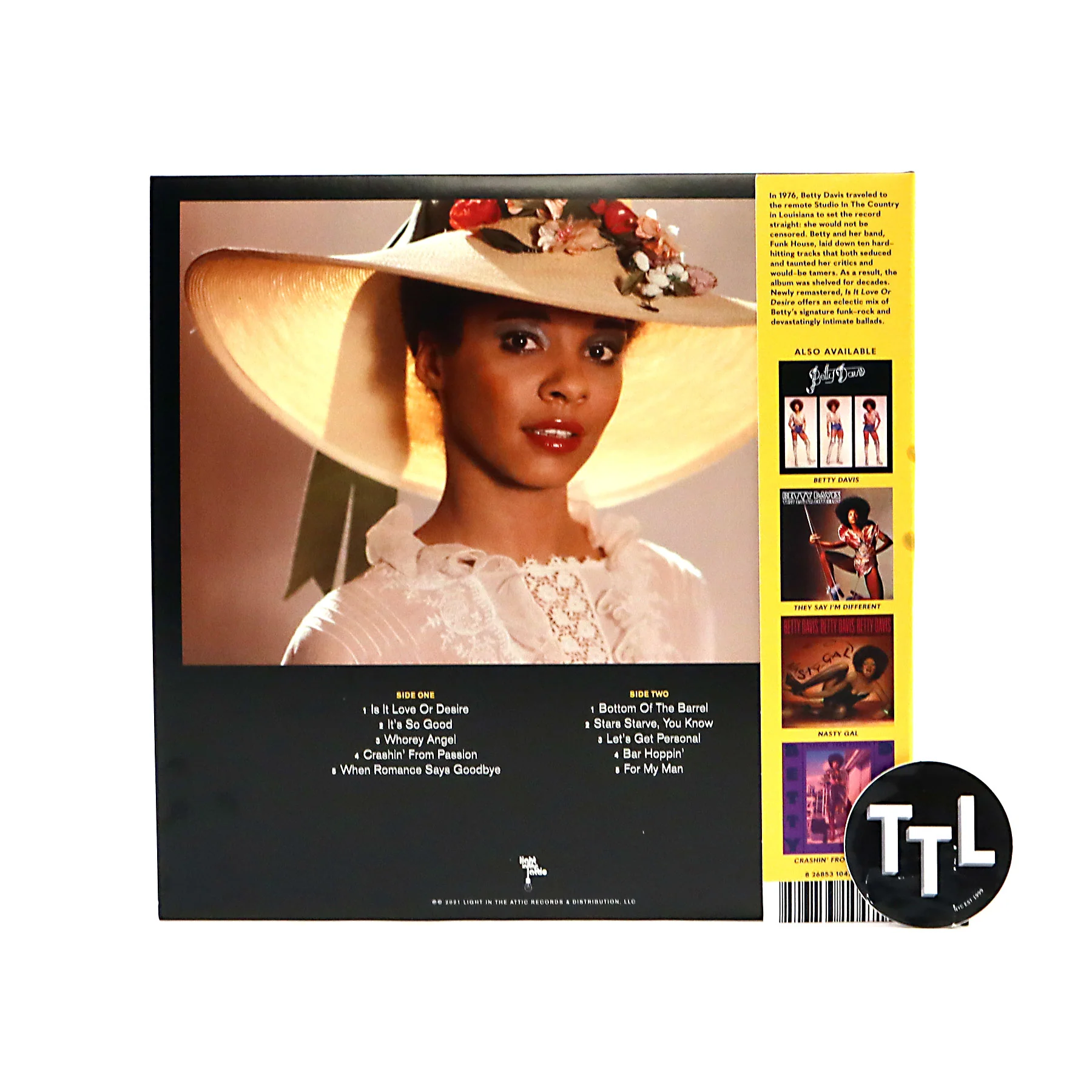 Betty Davis: Is It Love Or Desire (Colored Vinyl) Vinyl LP - Image 3