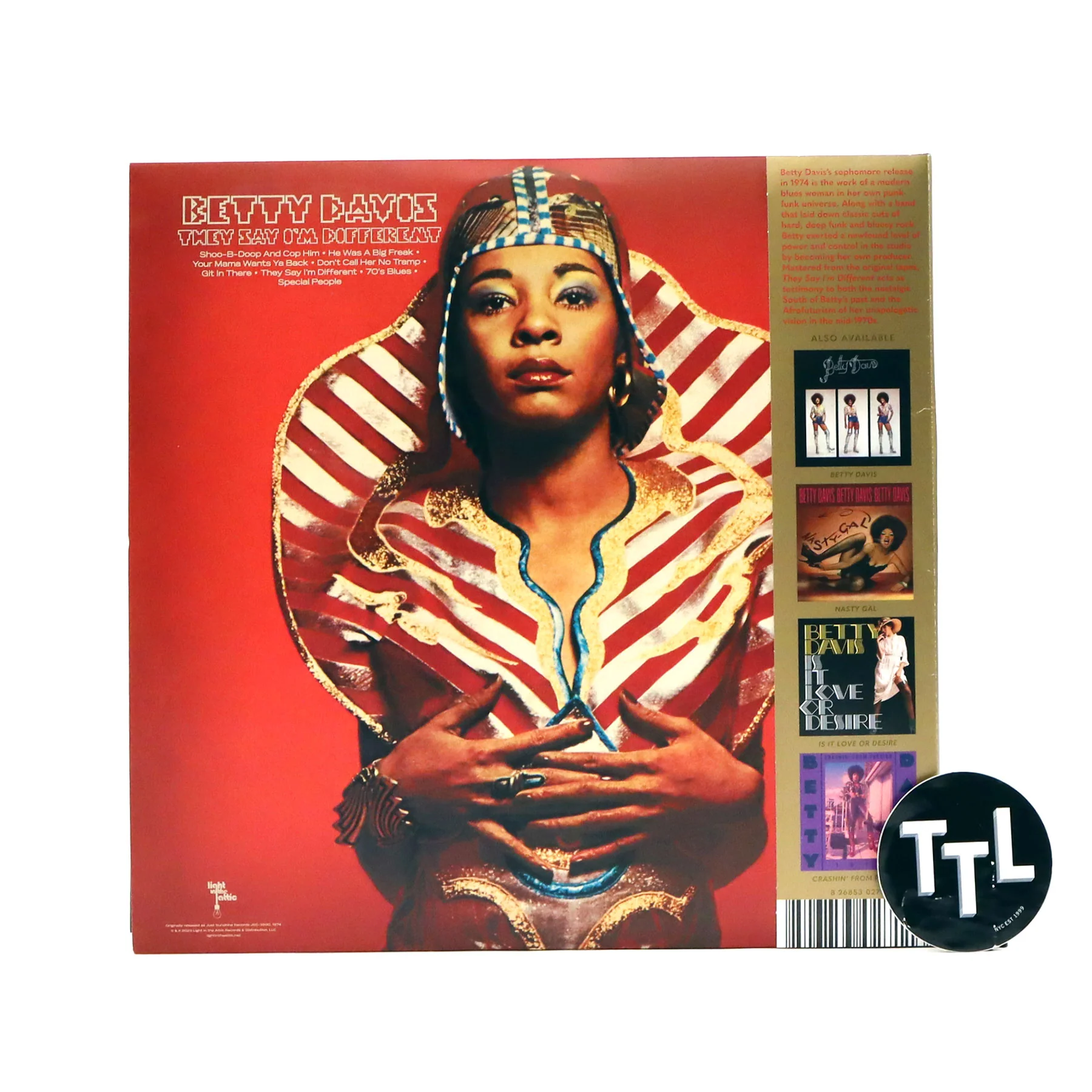 Betty Davis: They Say I'm Different (Colored Vinyl) Vinyl LP - Image 3