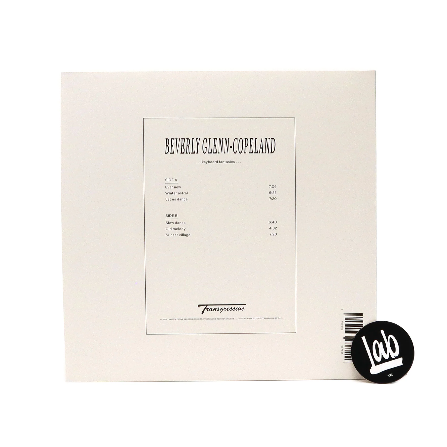 Beverly Glenn-Copeland: Keyboard Fantasies Vinyl LP - Image 3