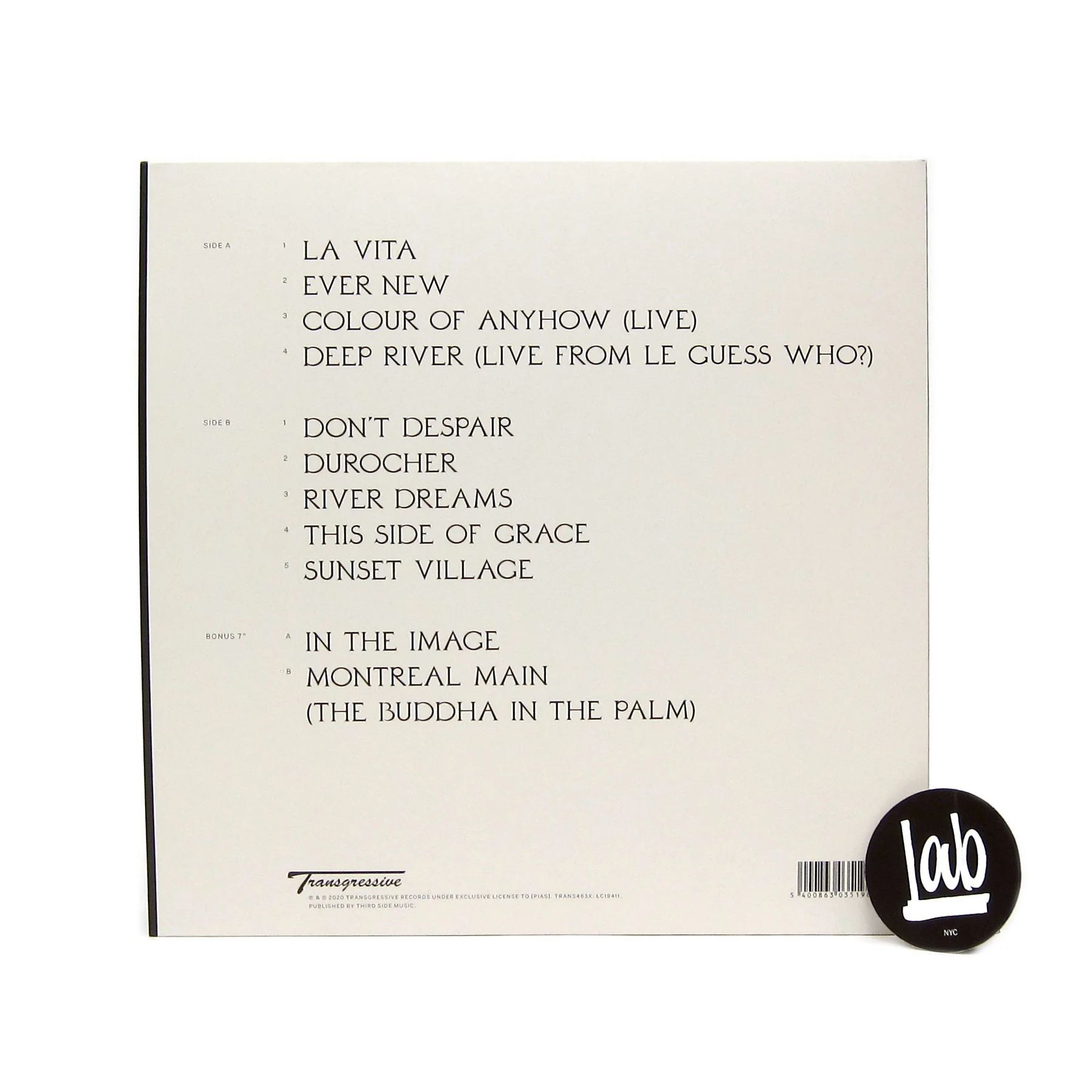 Beverly Glenn-Copeland: Transmissions Vinyl LP+7" - Image 3