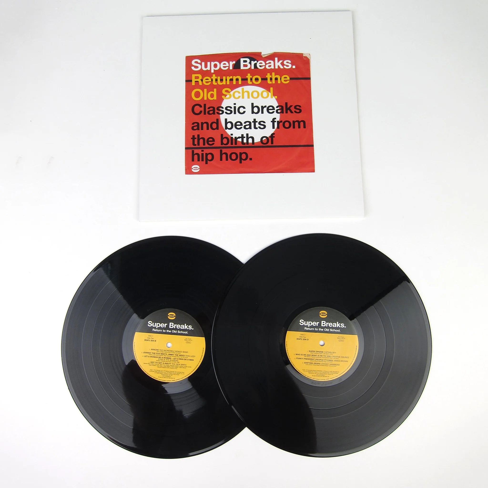 BGP Records: Super Breaks - Return To The Old School. Classic Breakbeats Vinyl 2LP - Image 2