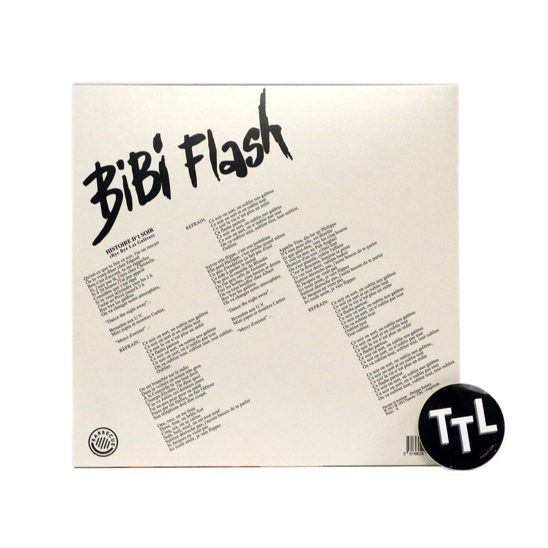 Bibi Flash: Histoire D'1 Soir (Bye Bye Les Galeres) 12" - Image 3