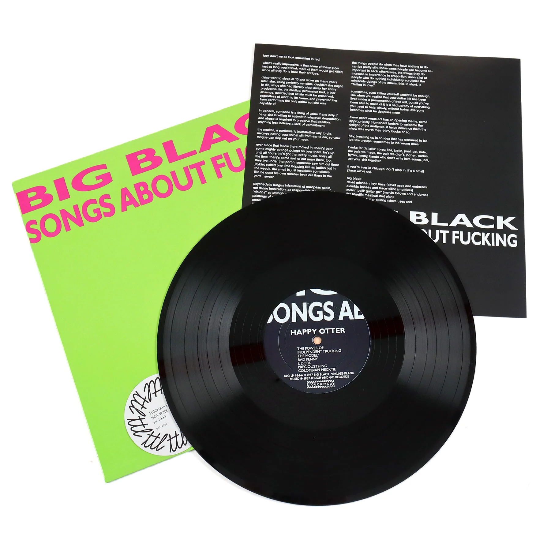 Big Black: Songs About Fucking (180g) Vinyl LP - Image 2