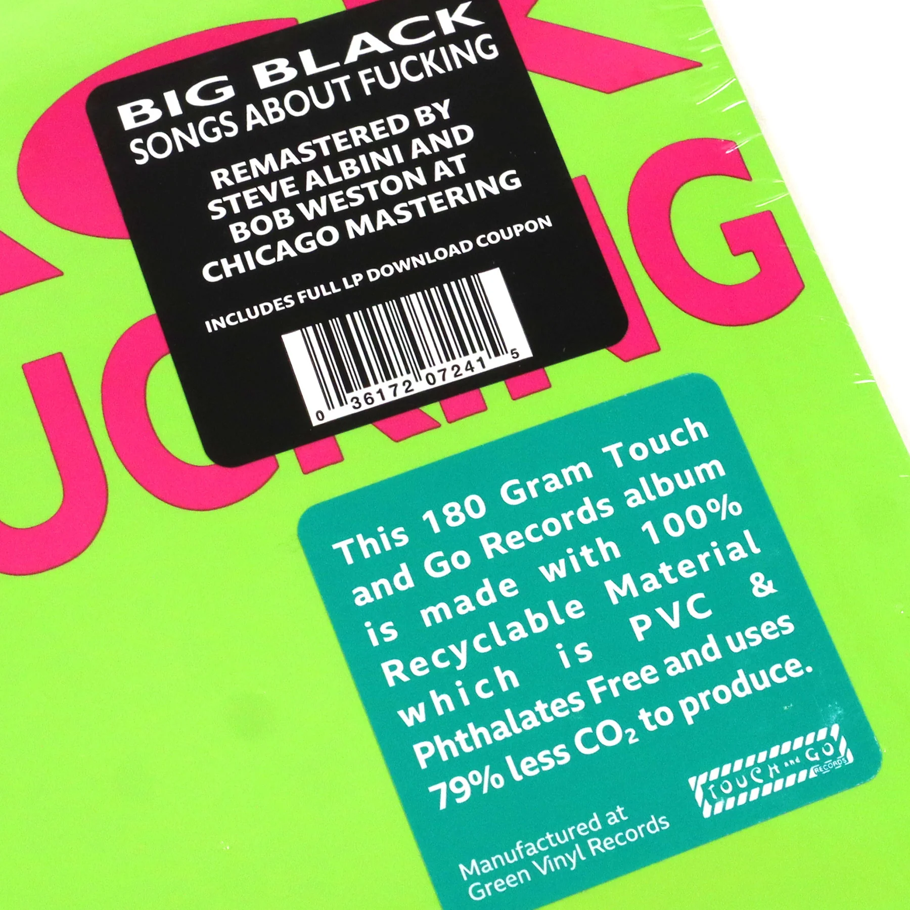 Big Black: Songs About Fucking (180g) Vinyl LP - Image 4