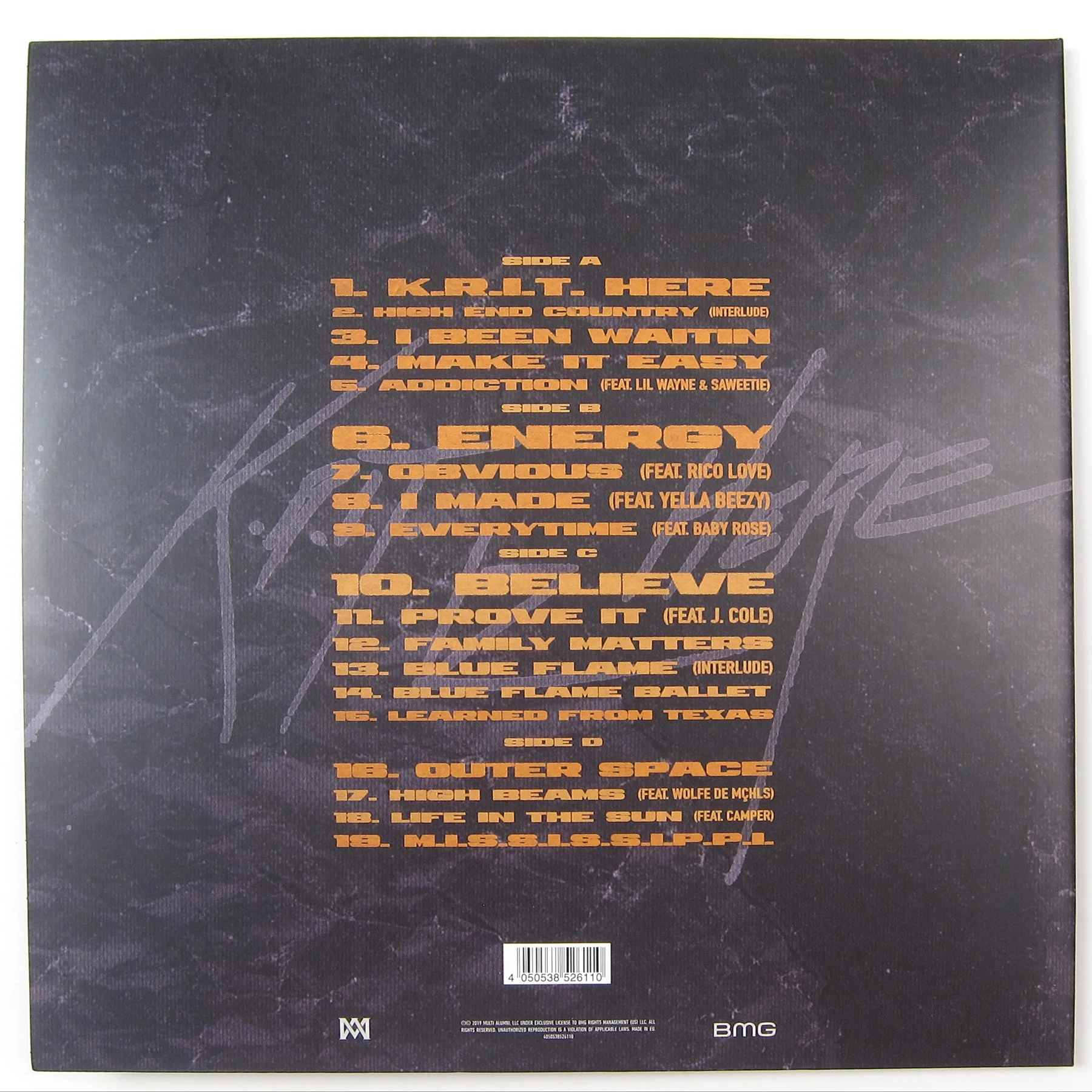 Big K.R.I.T.: K.R.I.T Iz Here (Colored Vinyl) Vinyl 2LP - Image 3