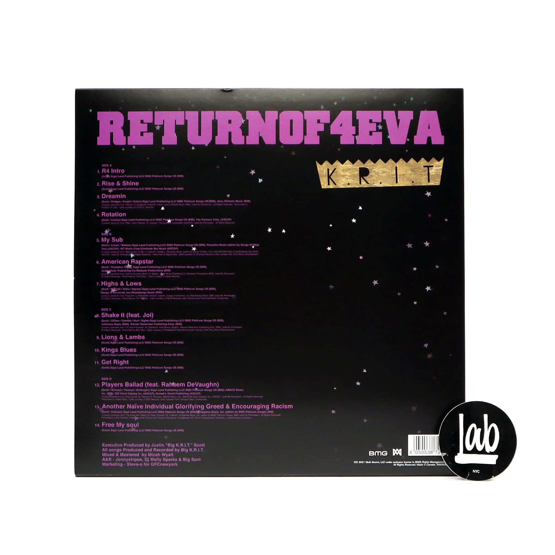 Big K.R.I.T.: Return Of 4Eva (Colored Vinyl) Vinyl 2LP - Image 3