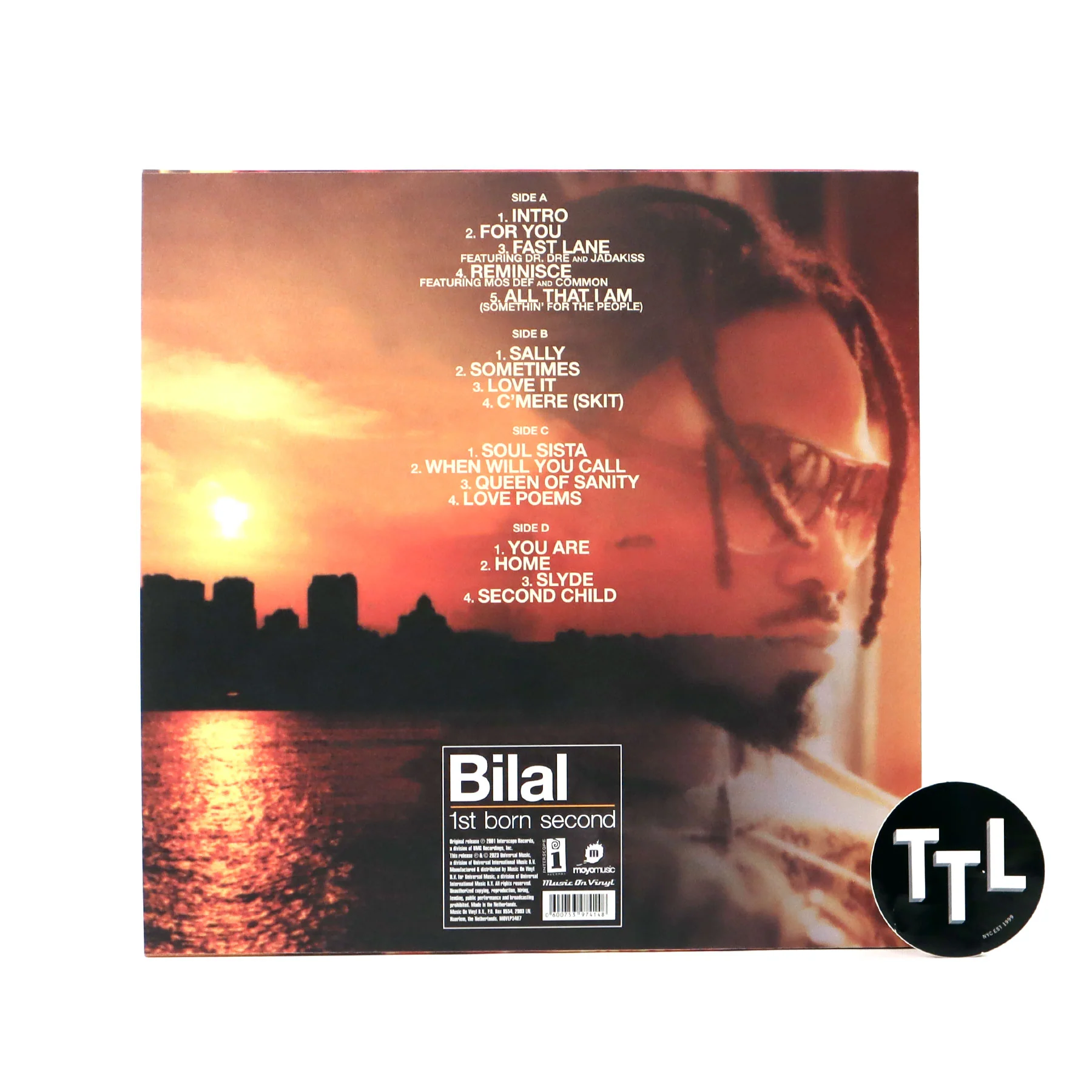 Bilal: 1st Born Second (180g) Vinyl 2LP - Image 3