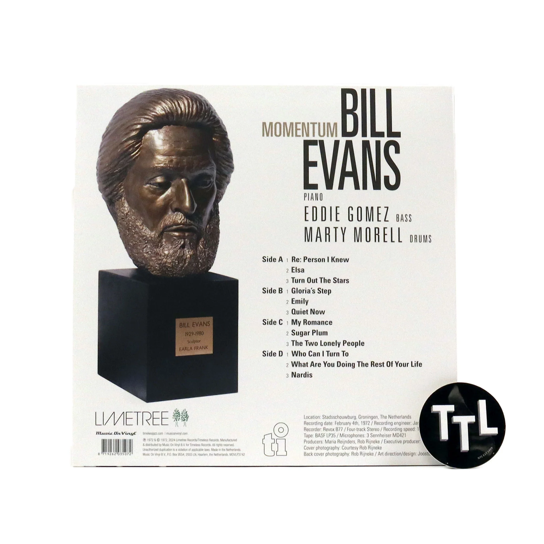Bill Evans: Momentum (Music On Vinyl 180g) Vinyl 2LP - Image 3