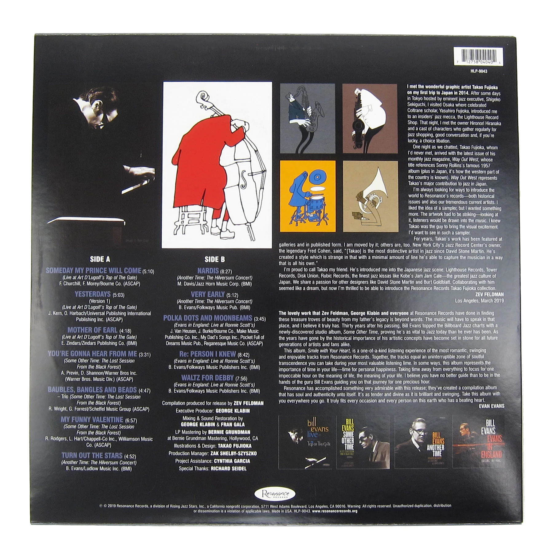 Bill Evans: Smile With Your Heart - The Best Of Resonance Recordings (180g) Vinyl LP - Image 3
