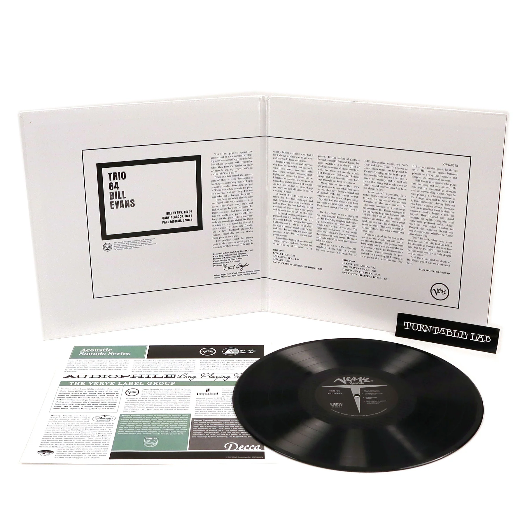 Bill Evans: Trio '64 (Acoustic Sounds 180g) Vinyl LP - Image 2