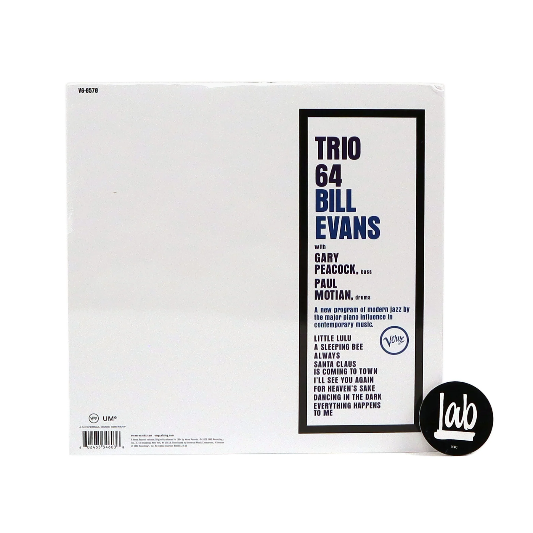 Bill Evans: Trio '64 (Acoustic Sounds 180g) Vinyl LP - Image 3