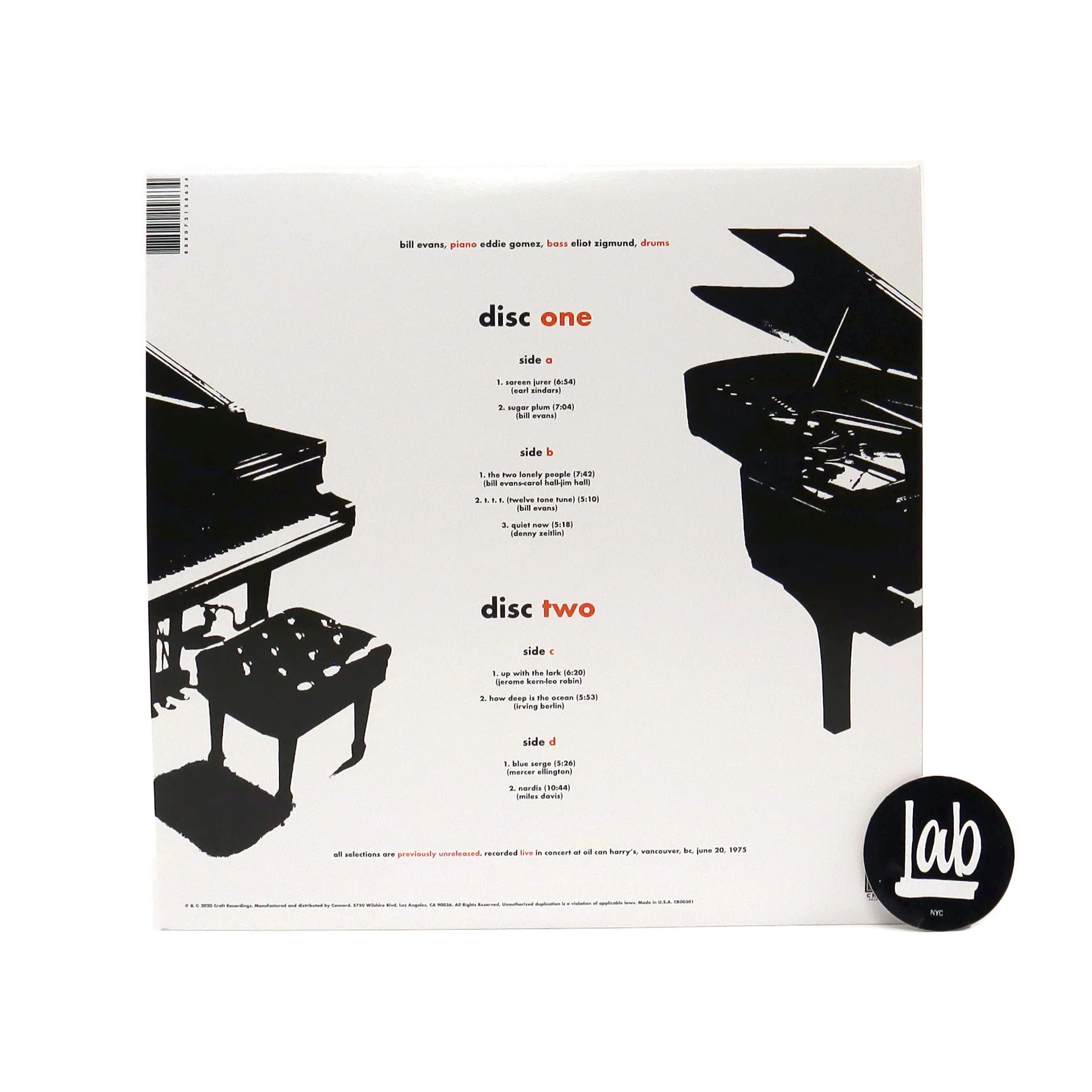 Bill Evans Trio: On A Friday Evening Vinyl 2LP - Image 3
