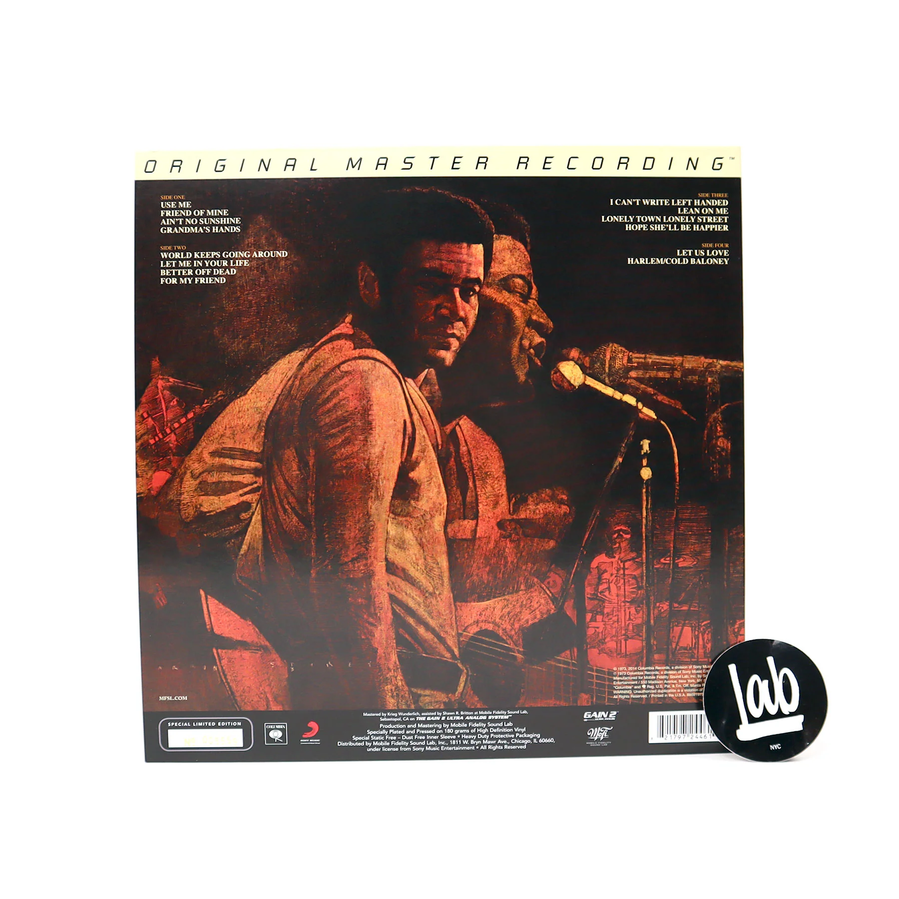 Bill Withers: Live at Carnegie Hall (Mobile Fidelity 180g) Vinyl 2LP - Image 3