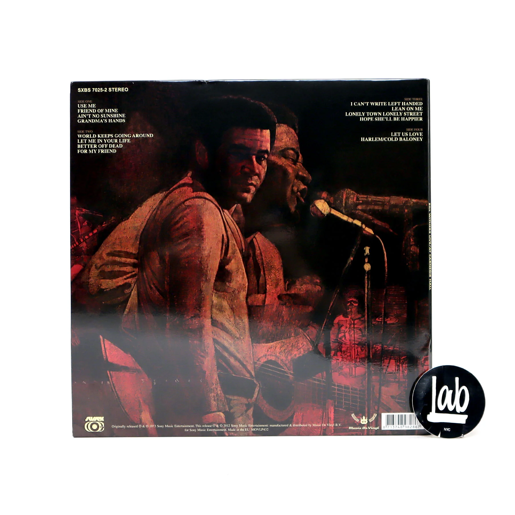 Bill Withers: Live At Carnegie Hall (Music On Vinyl 180g) Vinyl 2LP - Image 3