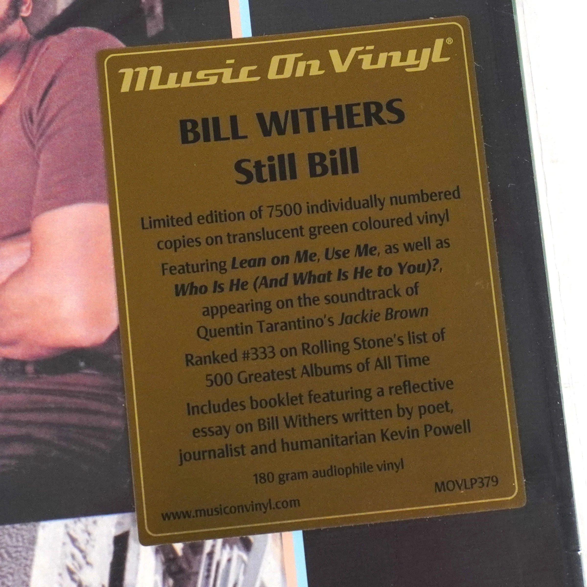 Bill Withers: Still Bill (180g, Colored Vinyl) Vinyl LP - Image 4