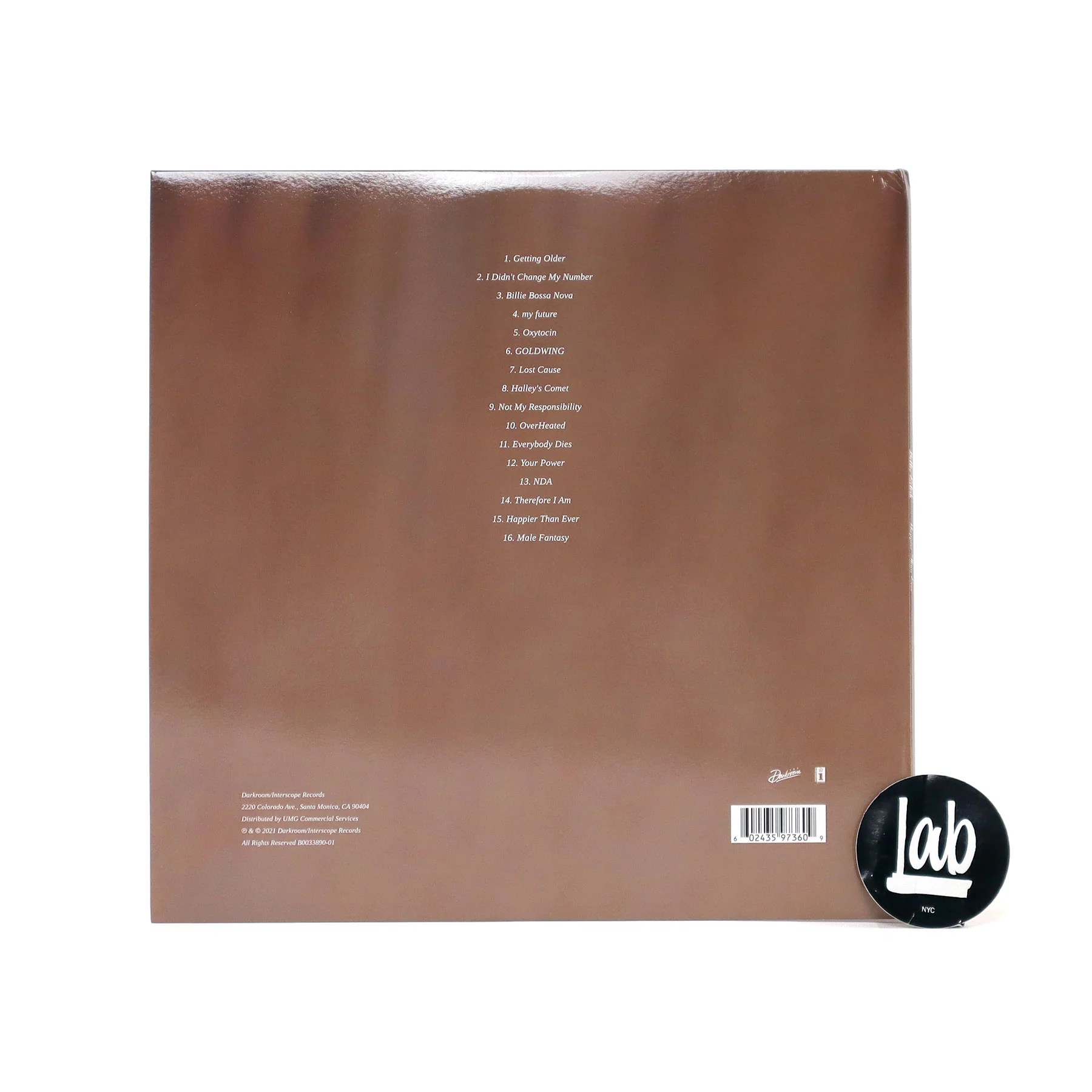 Billie Eilish: Happier Than Ever (Indie Exclusive Colored Vinyl) Vinyl 2LP - Image 3