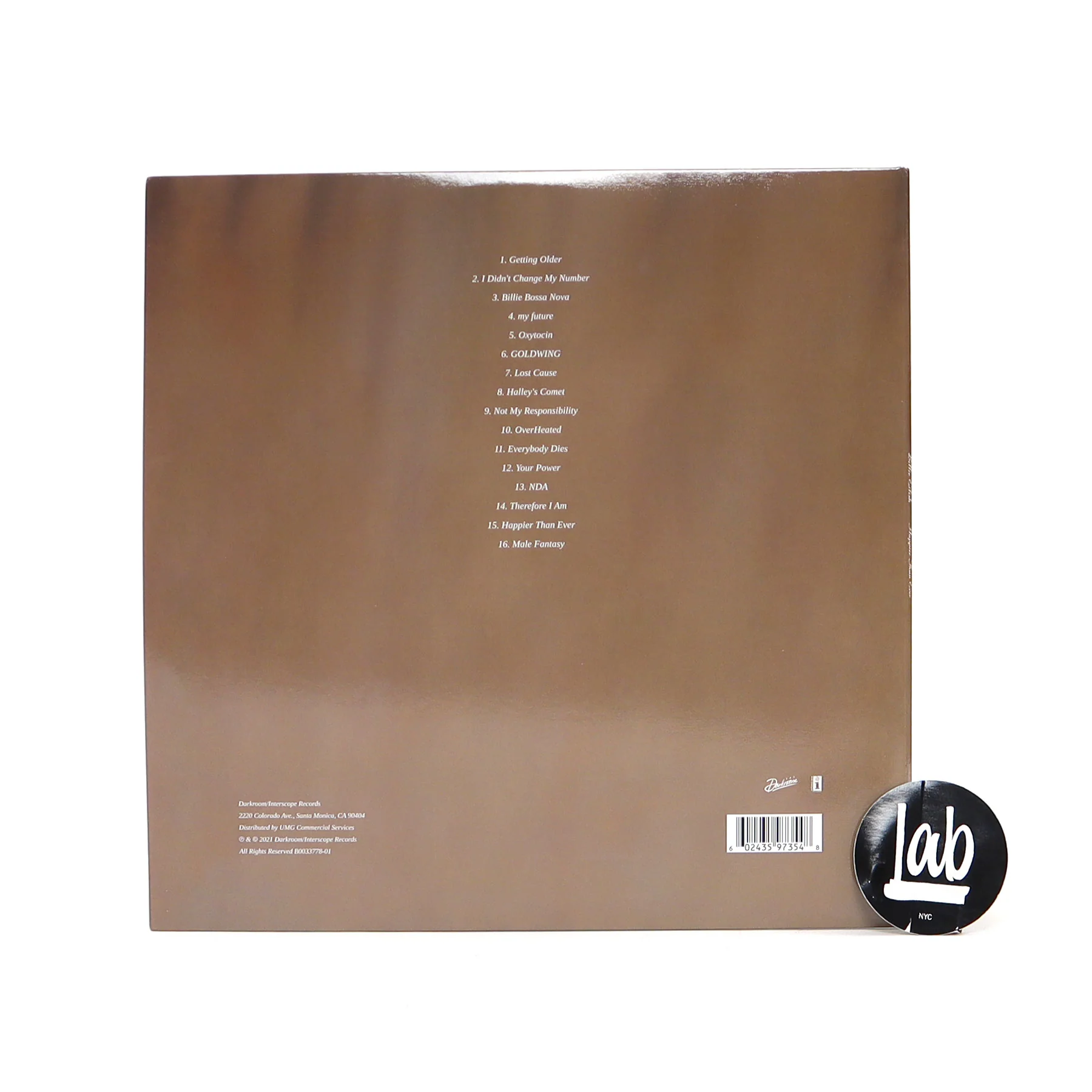 Billie Eilish: Happier Than Ever Vinyl 2LP - Image 3