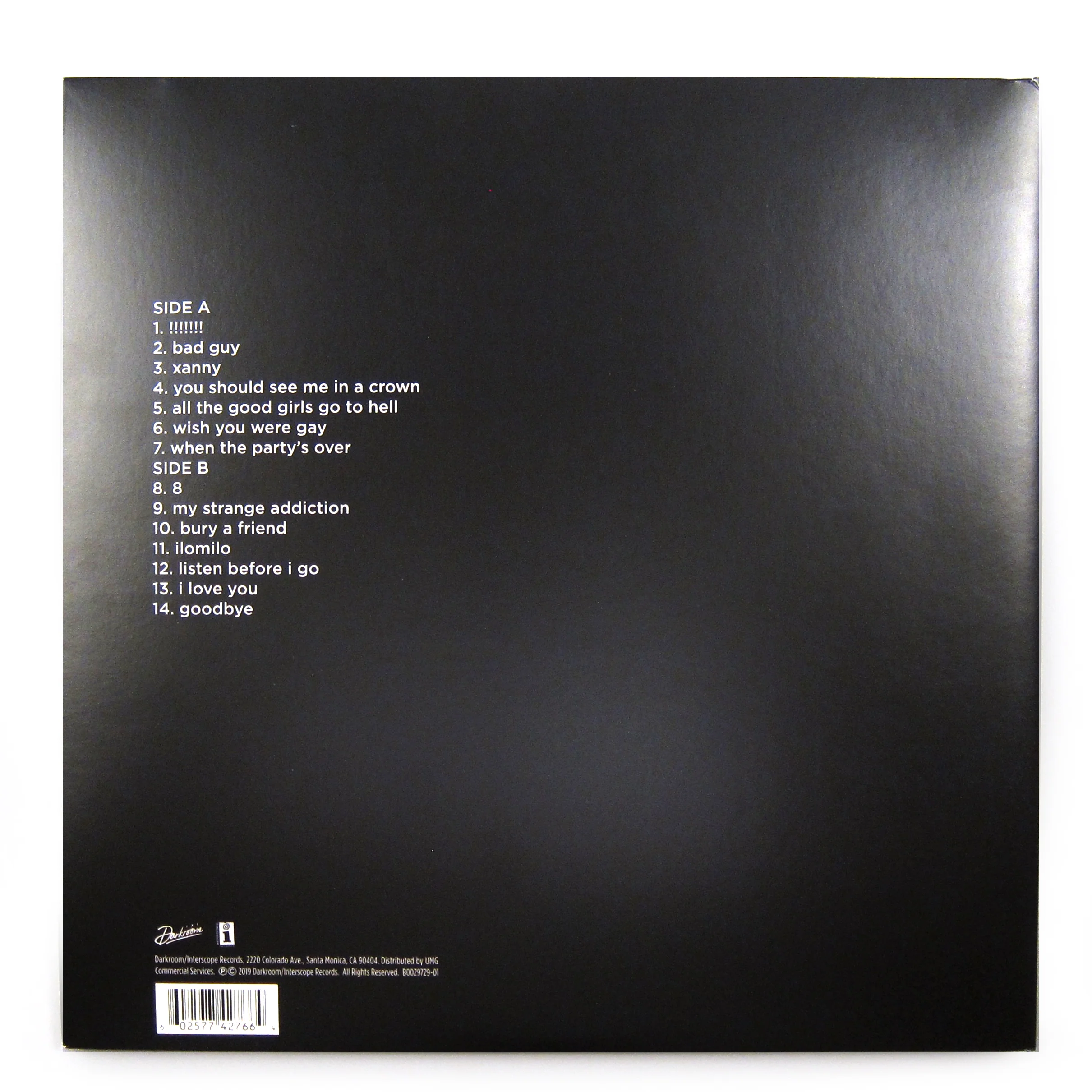 Billie Eilish: When We All Fall Asleep, Where Do We Go? (Yellow Colored Vinyl) Vinyl LP - Image 3