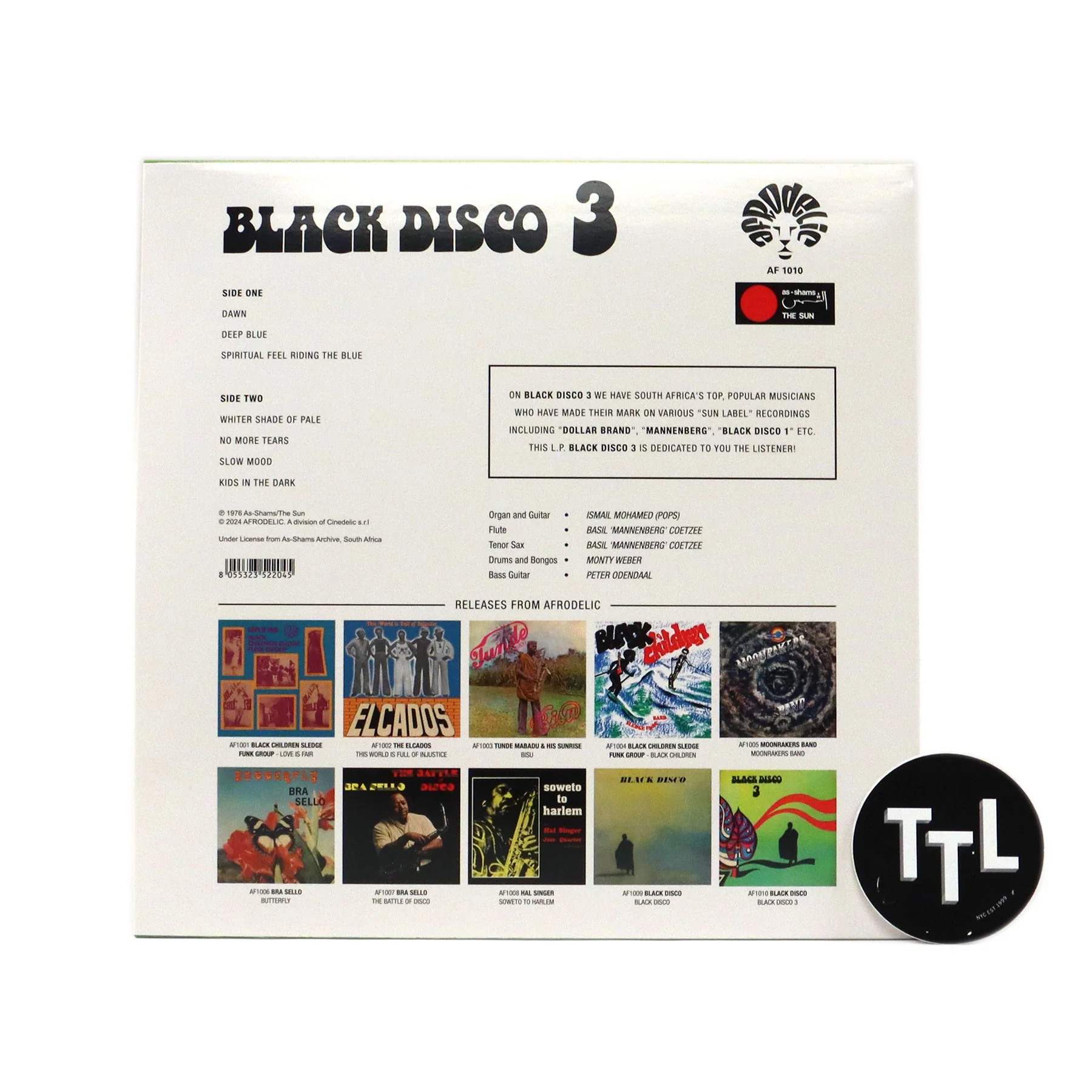 Black Disco: Black Disco 3 (Cape Jazz) Vinyl LP - Image 2