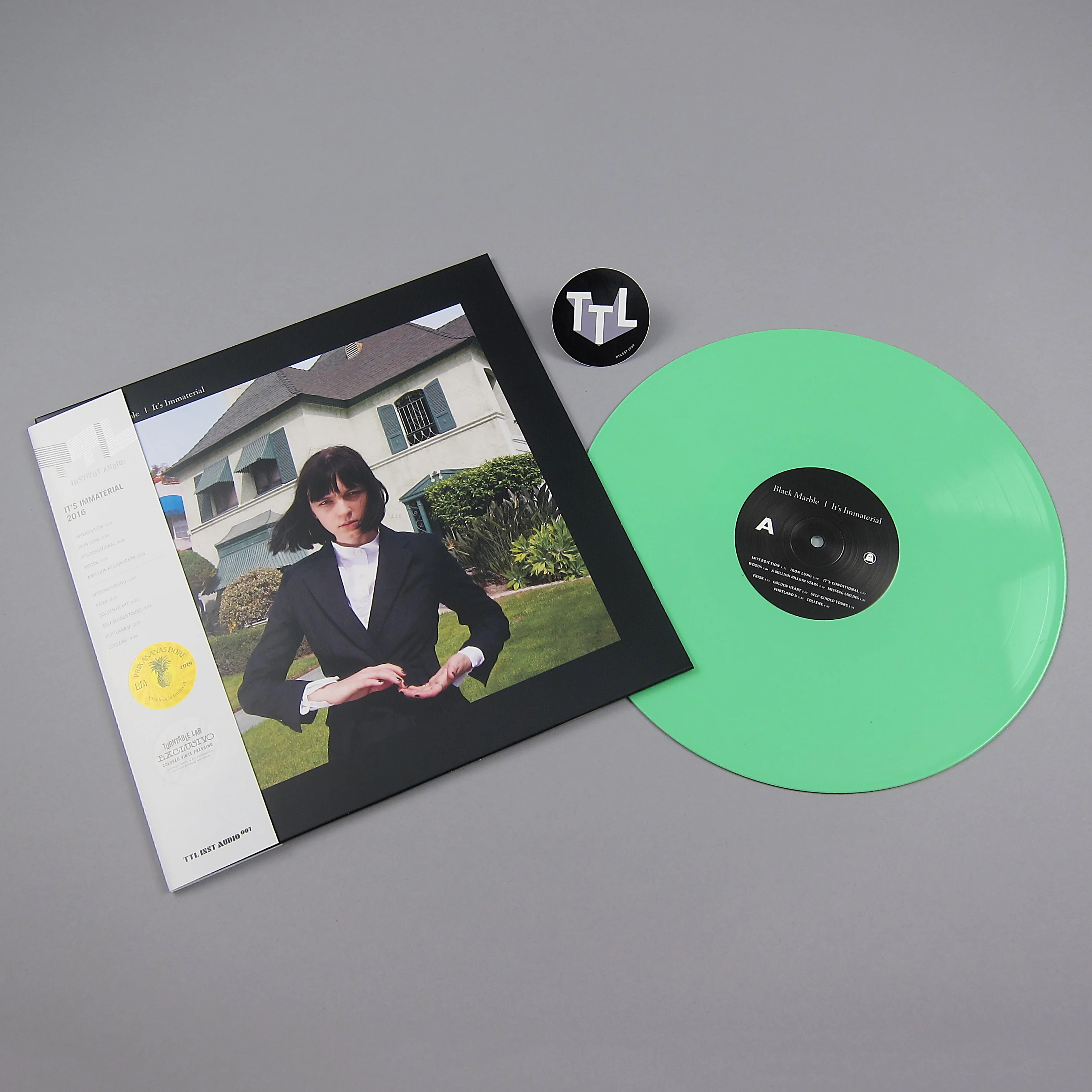 Black Marble: It's Immaterial (Mint Green Colored Vinyl) Vinyl LP - Turntable Lab Exclusive - LIMIT 2 PER CUSTOMER - Image 2