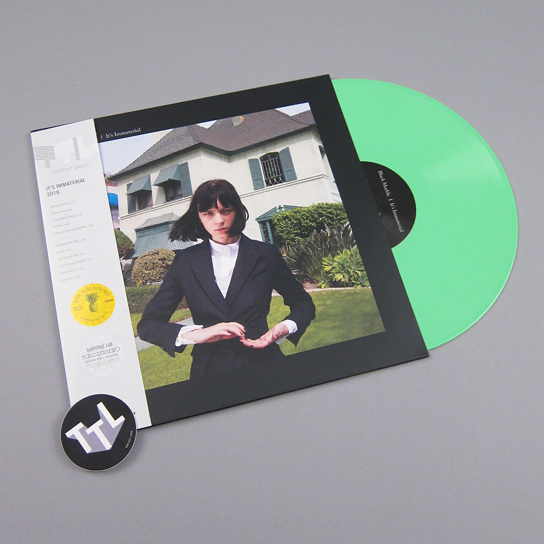 Black Marble: It's Immaterial (Mint Green Colored Vinyl) Vinyl LP - Turntable Lab Exclusive - LIMIT 2 PER CUSTOMER - Image 5