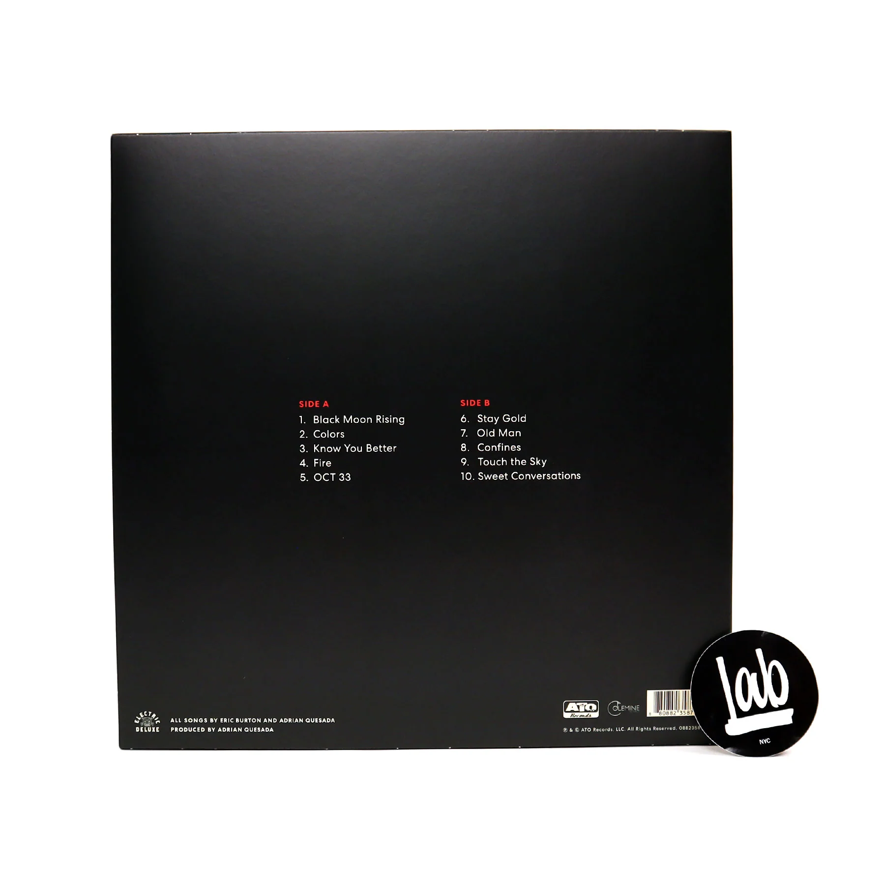 Black Pumas: Black Pumas (Cream Colored Vinyl) Vinyl LP - Image 3
