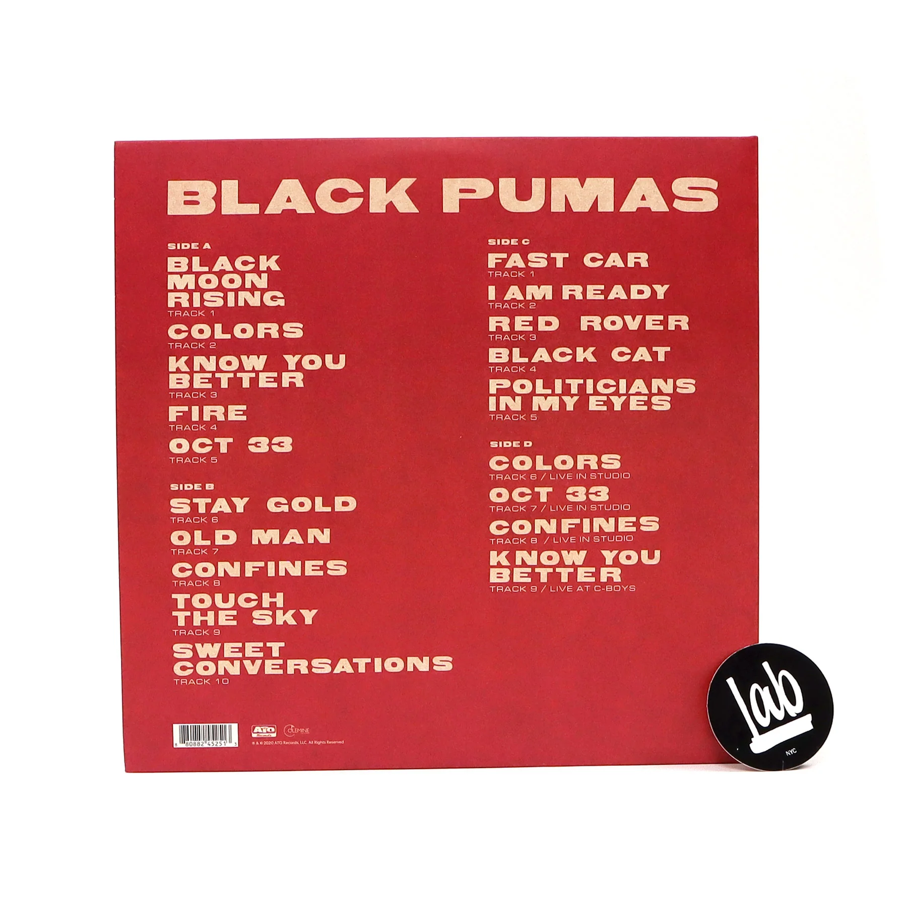 Black Pumas: Black Pumas - Deluxe Edition (Colored Vinyl) Vinyl 2LP - Image 3