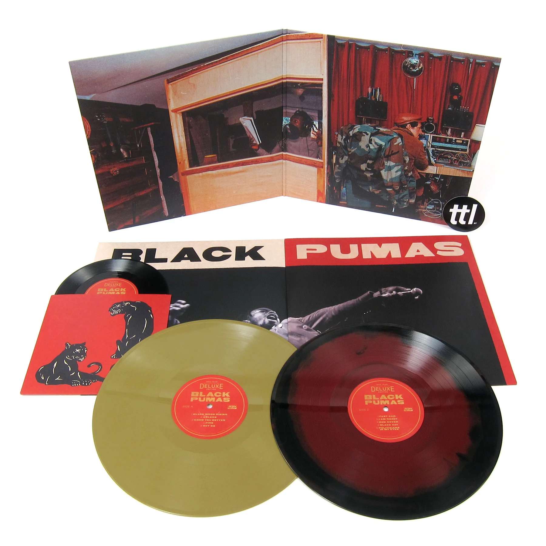 Black Pumas: Black Pumas - Deluxe Edition (Colored Vinyl) Vinyl 2LP+7" - Image 2