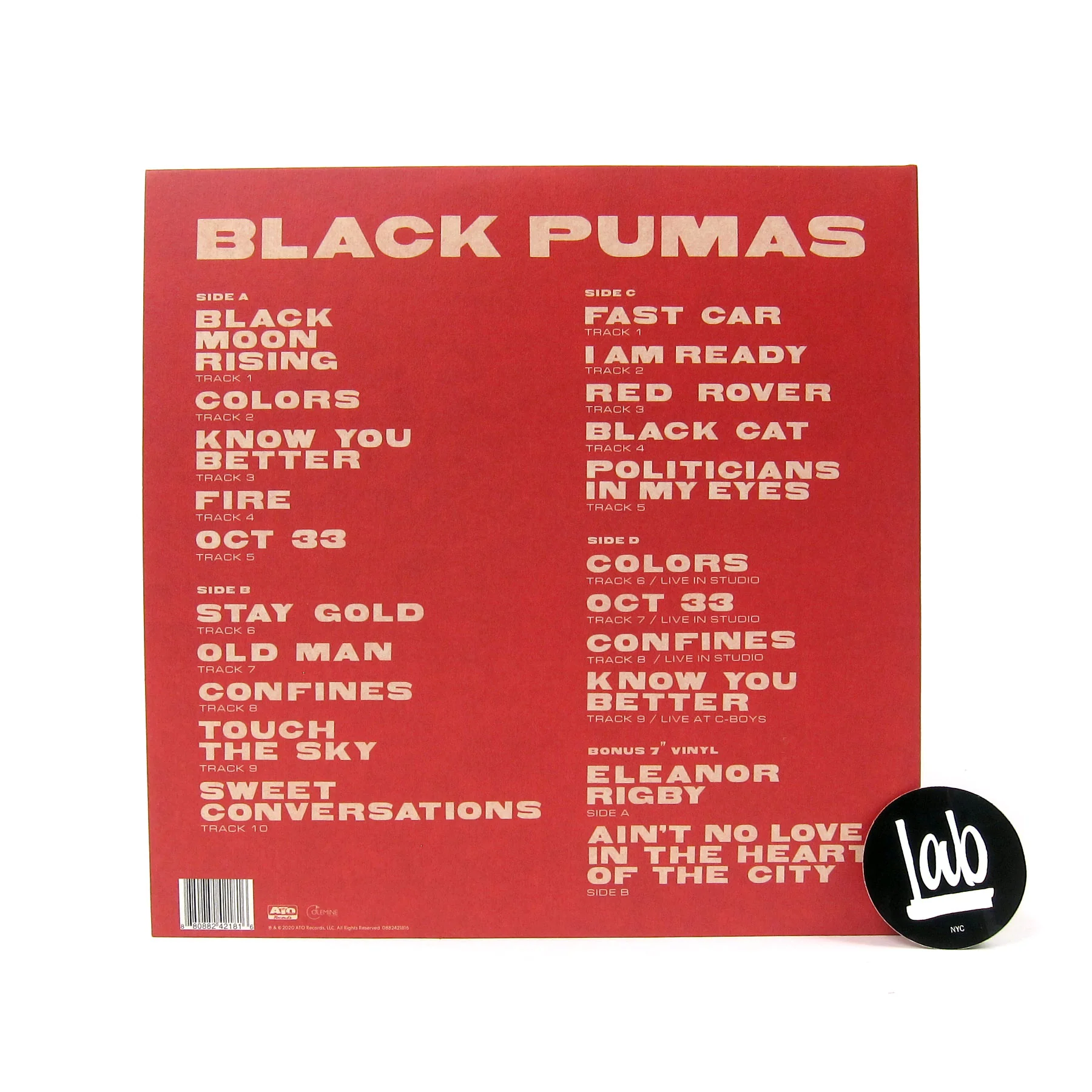 Black Pumas: Black Pumas - Deluxe Edition (Colored Vinyl) Vinyl 2LP+7" - Image 3