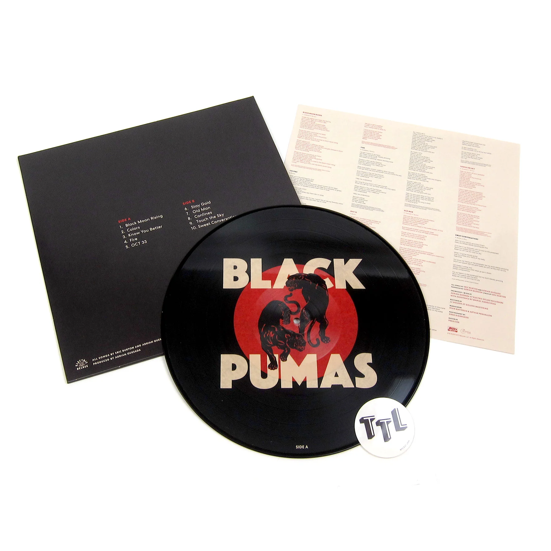 Black Pumas: Black Pumas (Indie Exclusive Pic Disc) Vinyl LP - Image 3