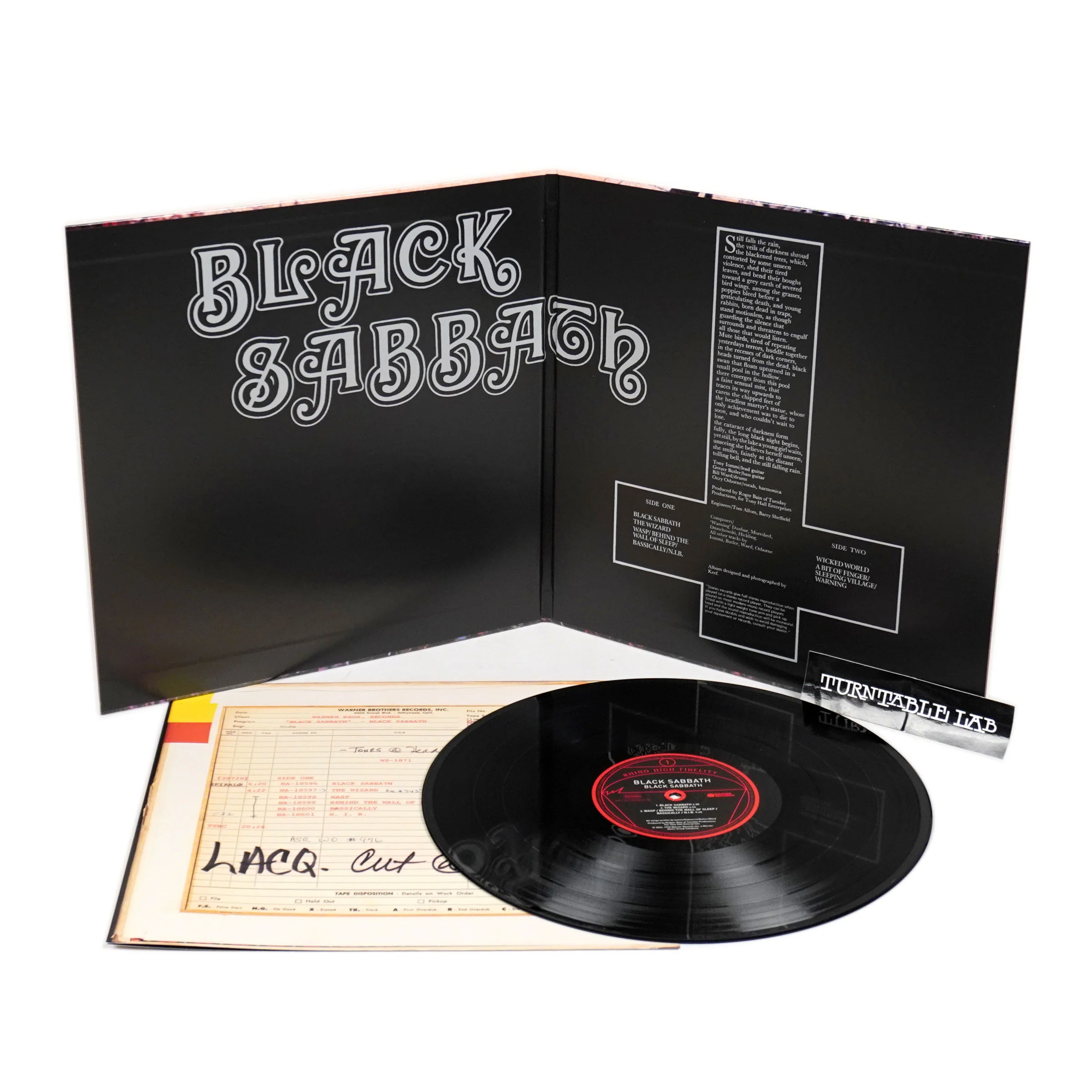 Black Sabbath: Black Sabbath (Rhino High Fidelity 180g) Vinyl LP - Image 2