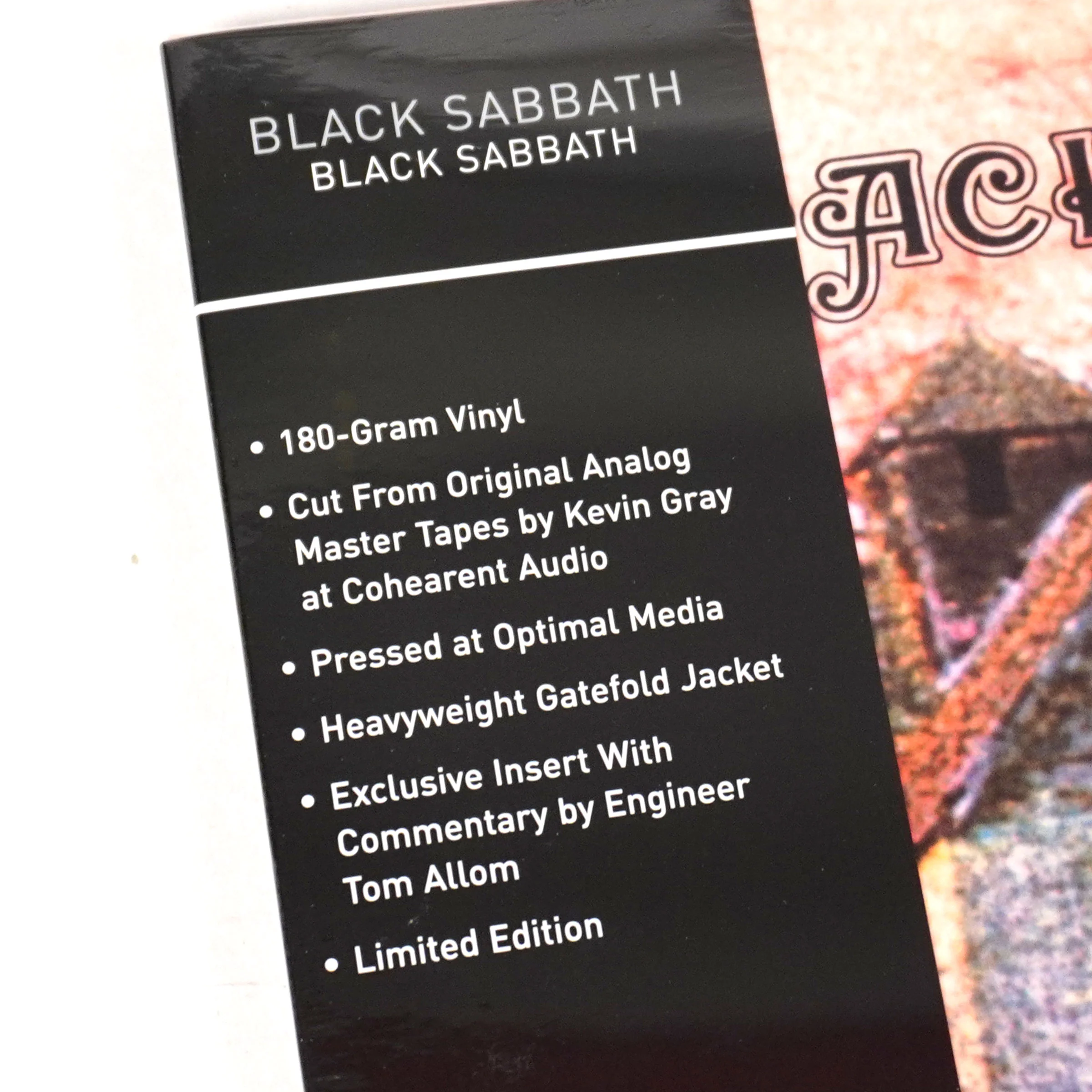 Black Sabbath: Black Sabbath (Rhino High Fidelity 180g) Vinyl LP - Image 4