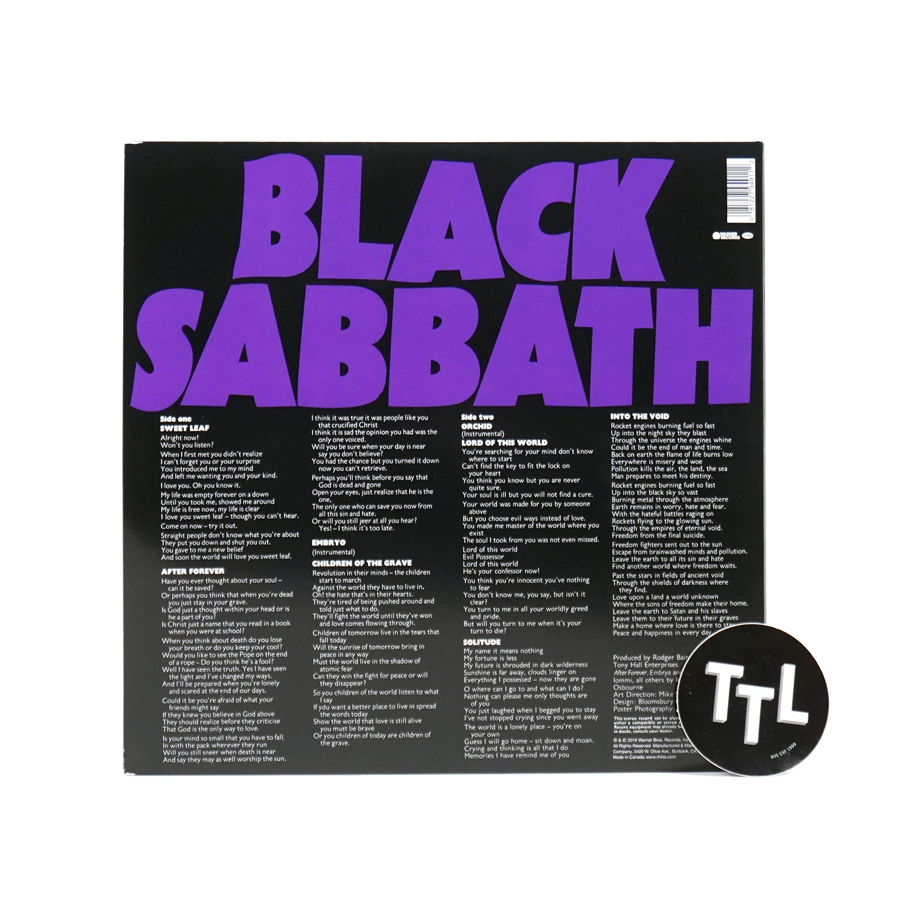 Black Sabbath: Master Of Reality - Deluxe Edition (180g) Vinyl 2LP - Image 3
