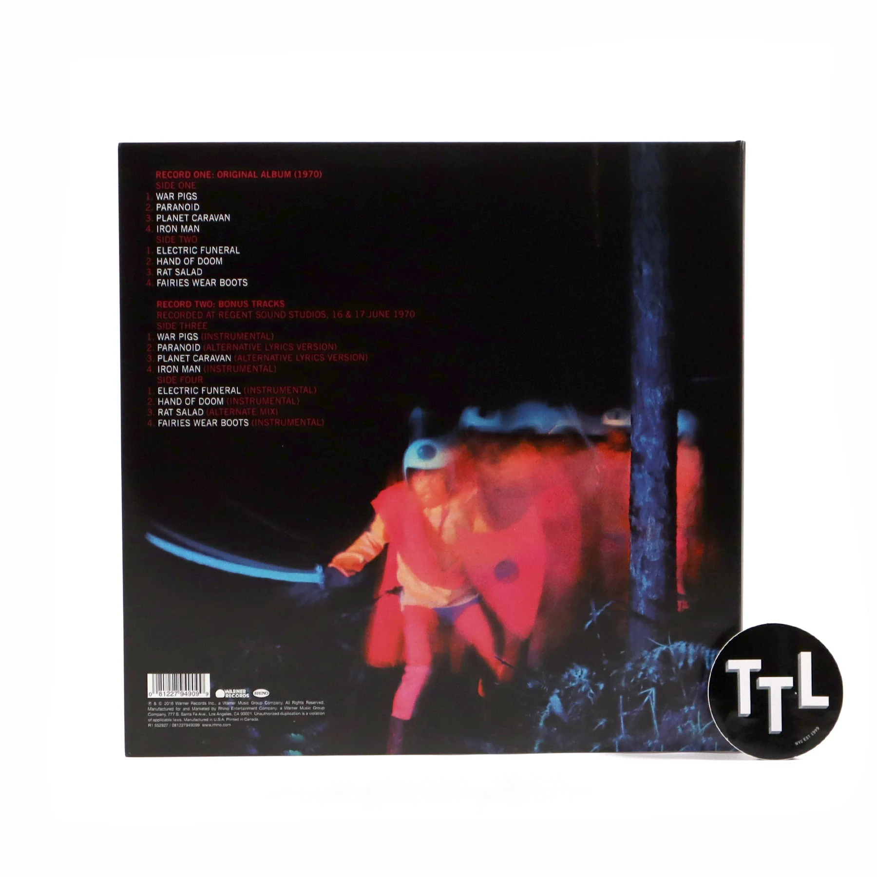 Black Sabbath: Paranoid - Deluxe Edition (180g) Vinyl 2LP - Image 3