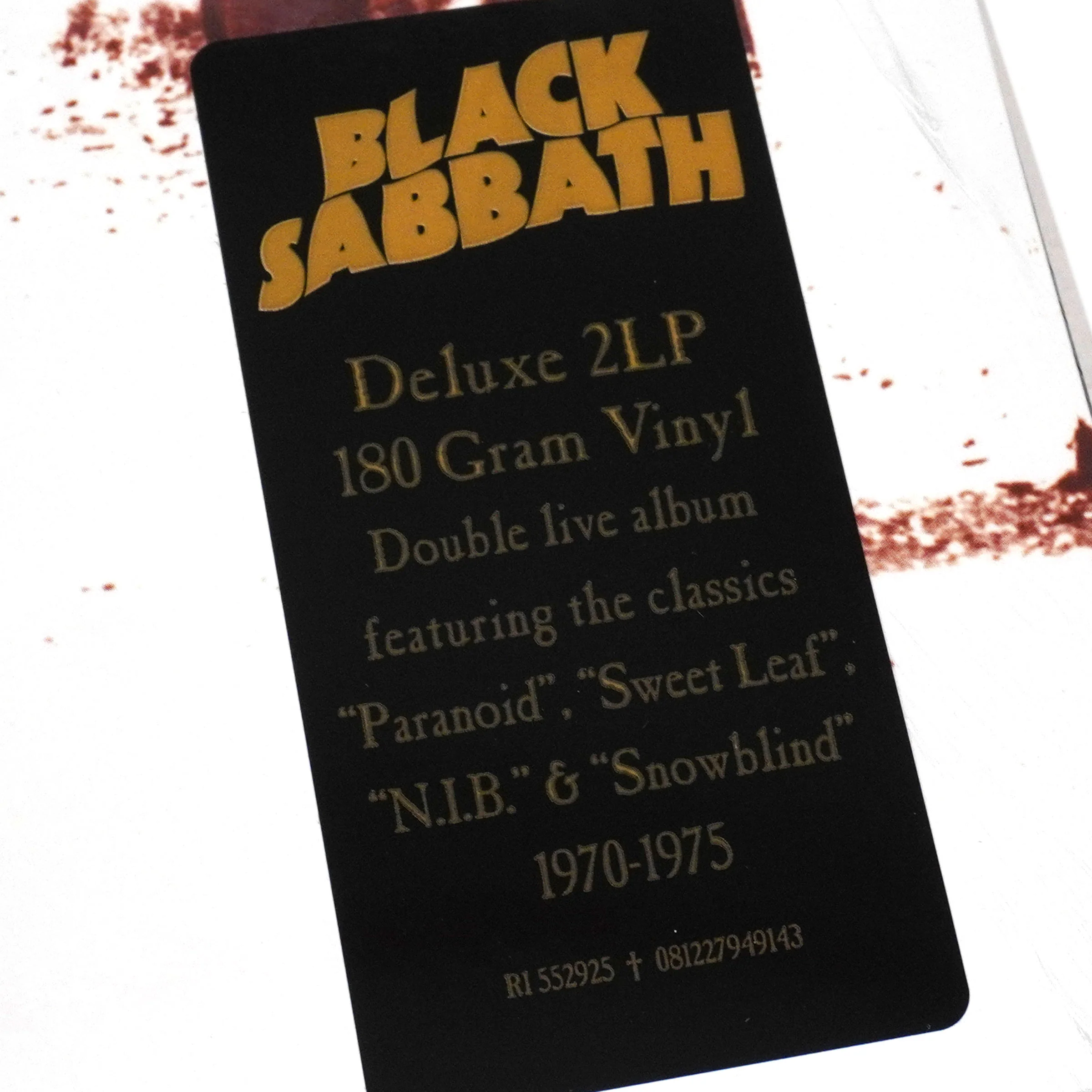 Black Sabbath: Past Lives (180g) Vinyl 2LP - Image 4