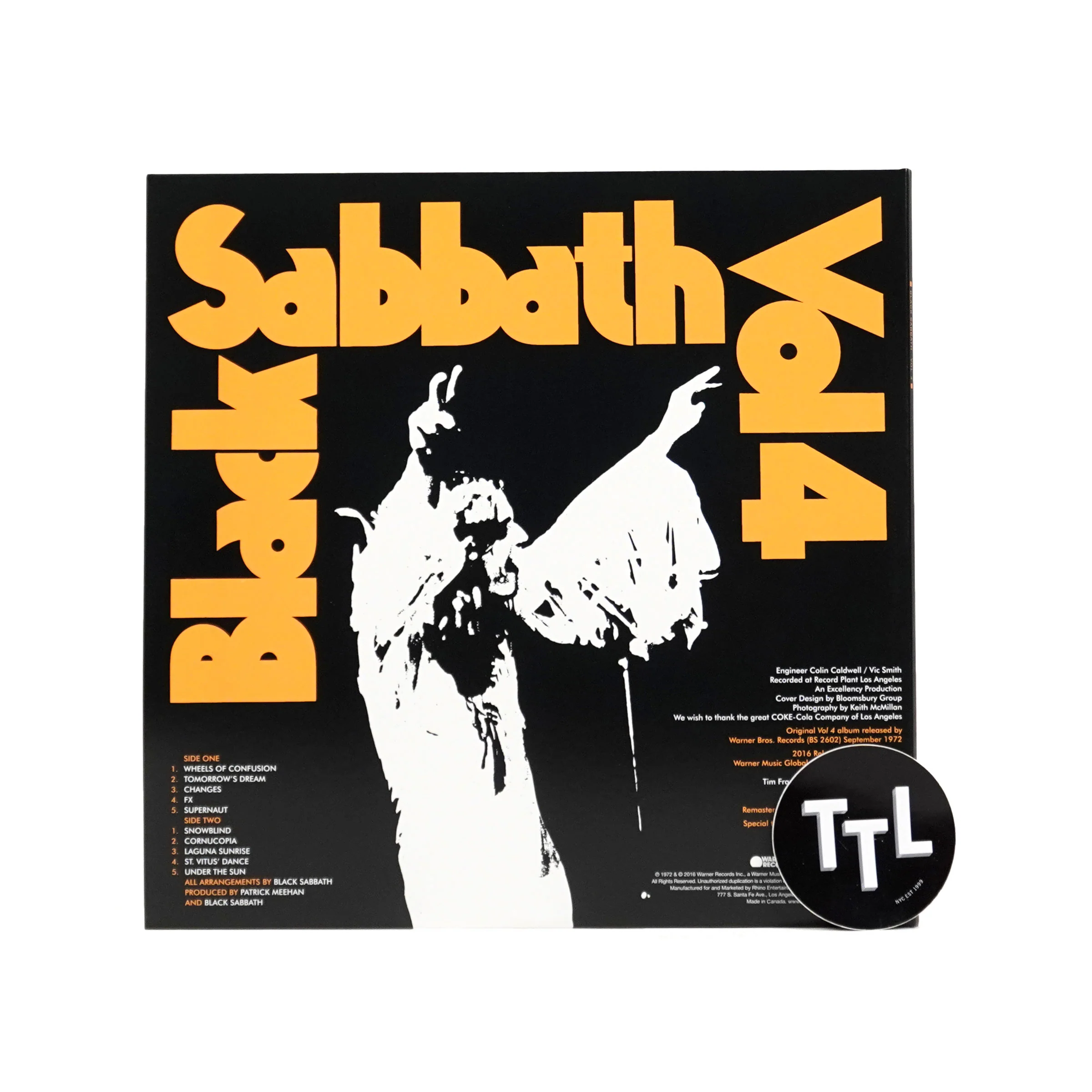 Black Sabbath: Vol. 4 (180g) Vinyl LP - Image 3