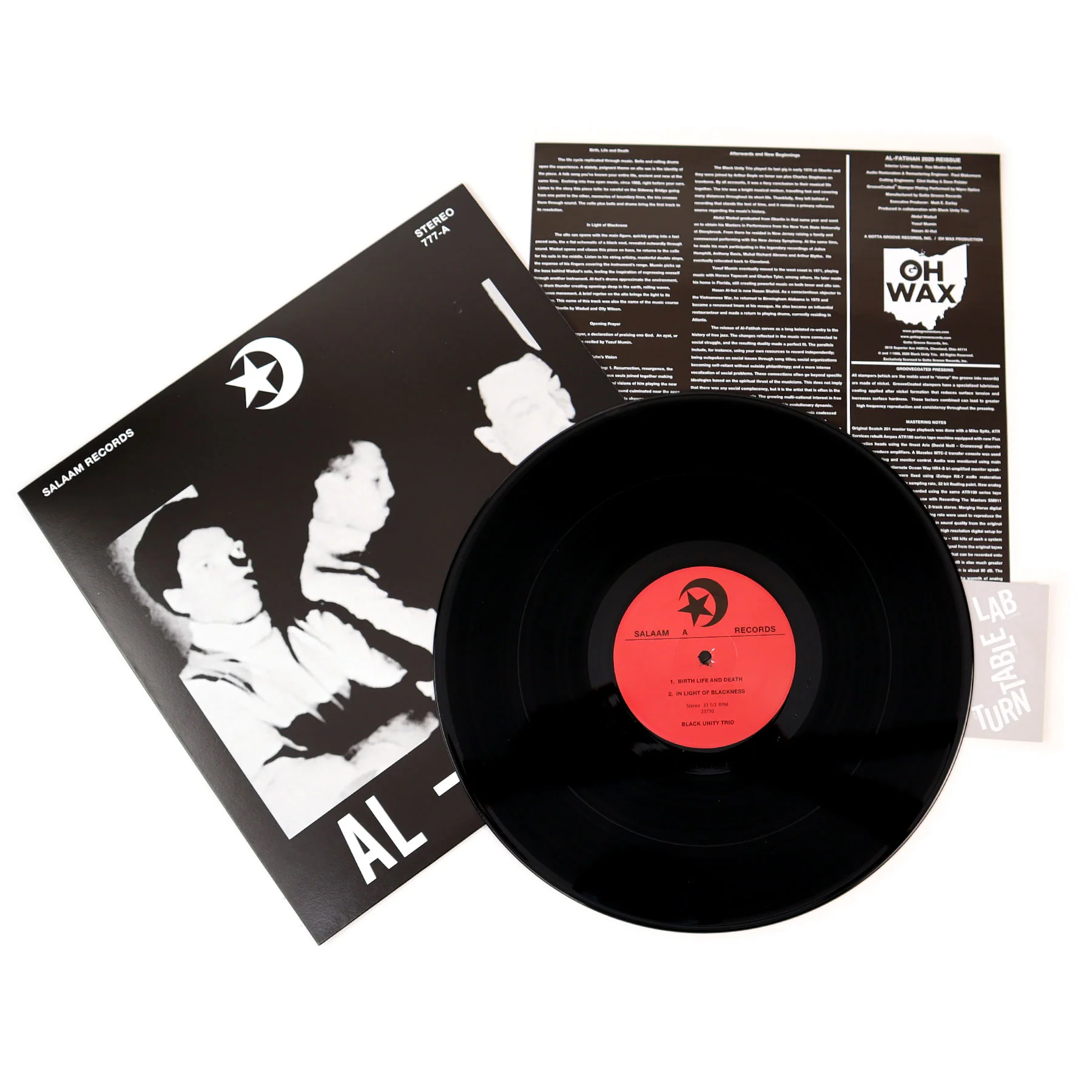 Black Unity Trio: Al-Fatihah Vinyl LP - Image 2