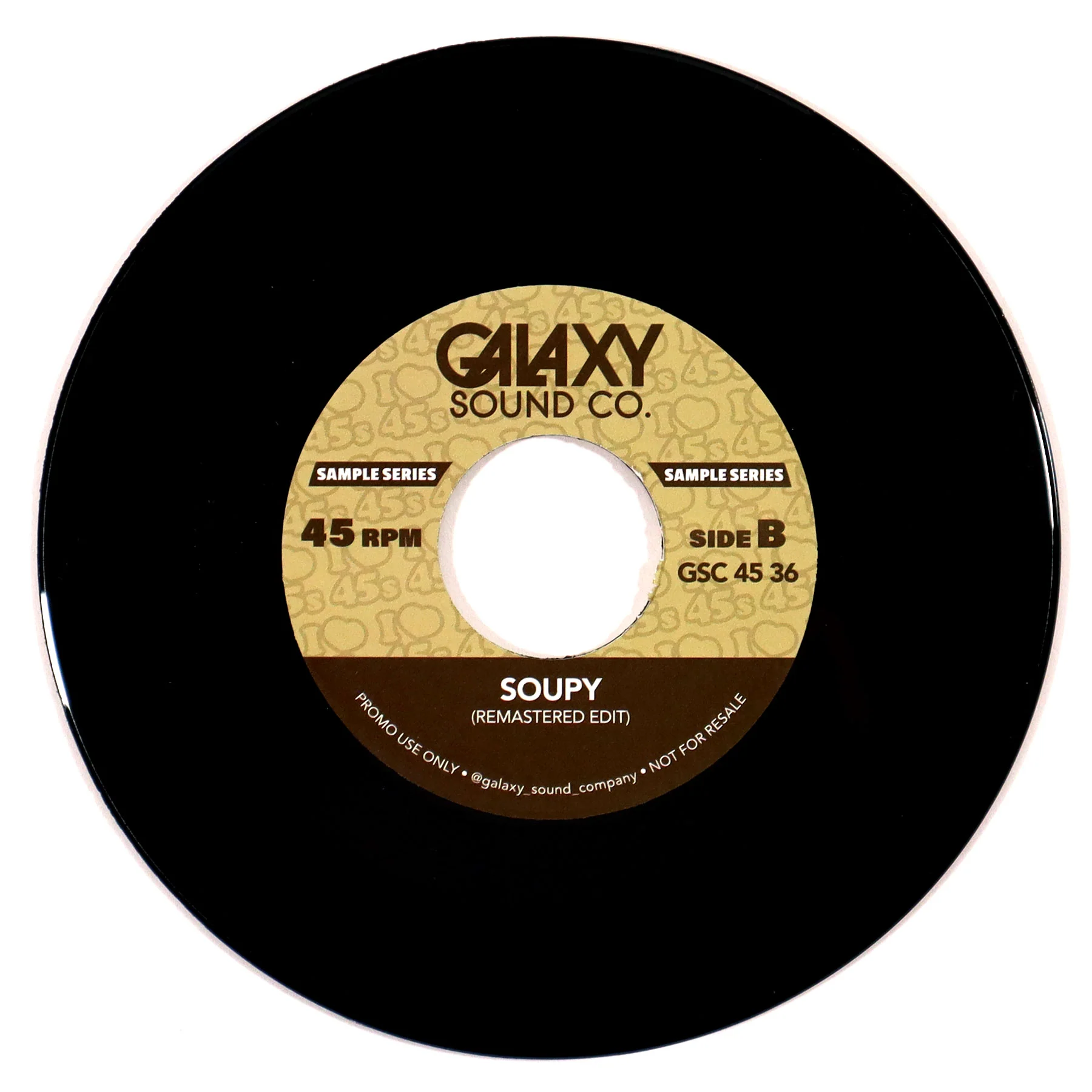 Blackcash & Theo: Galaxy Edits Vol.36 (De La Soul, Main Source, DJ Shadow) Vinyl 7" - Image 2
