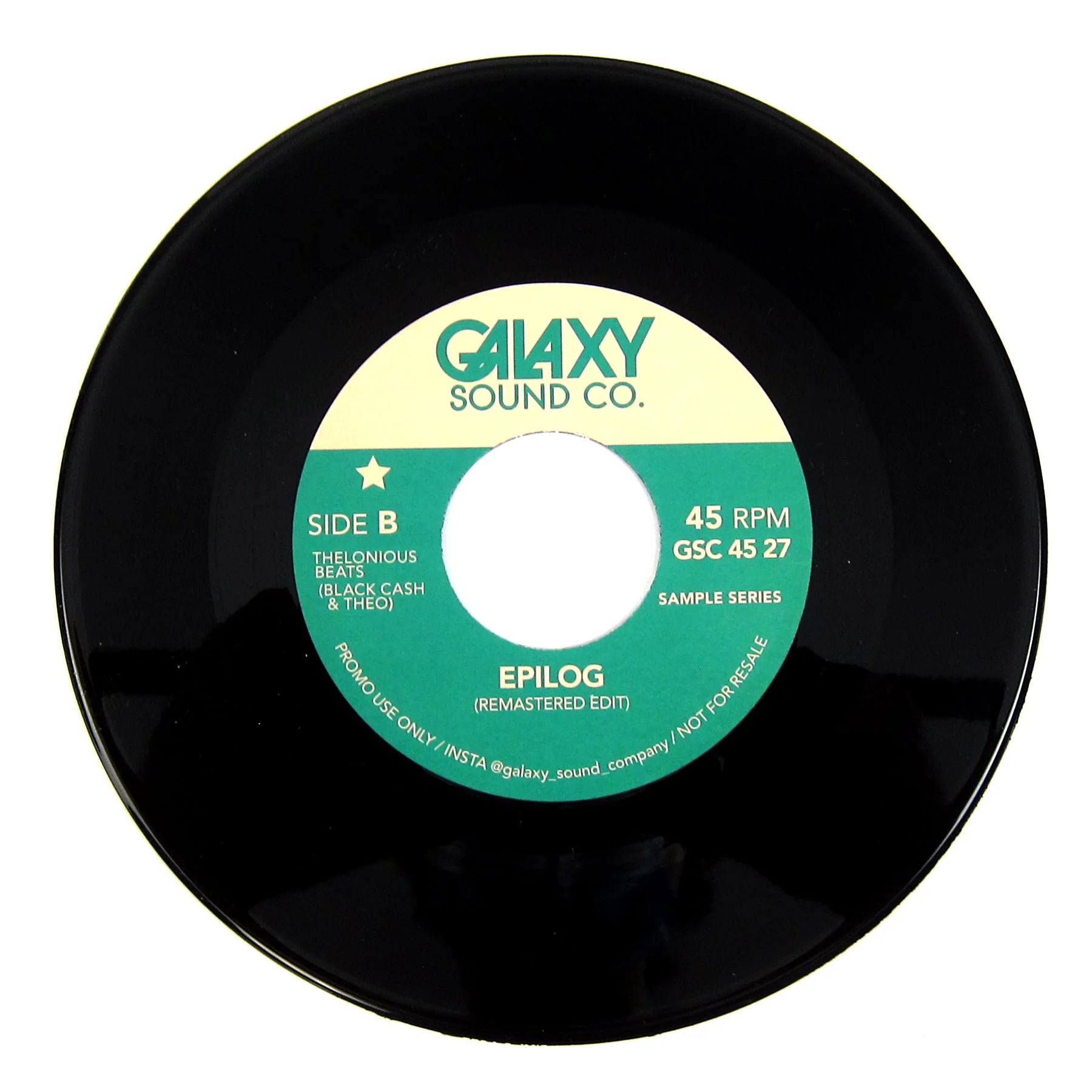 Blackcash & Theo: Galaxy Vol.27 (Quincy Jones, Jack DeJohnette) Vinyl 7" - Image 2