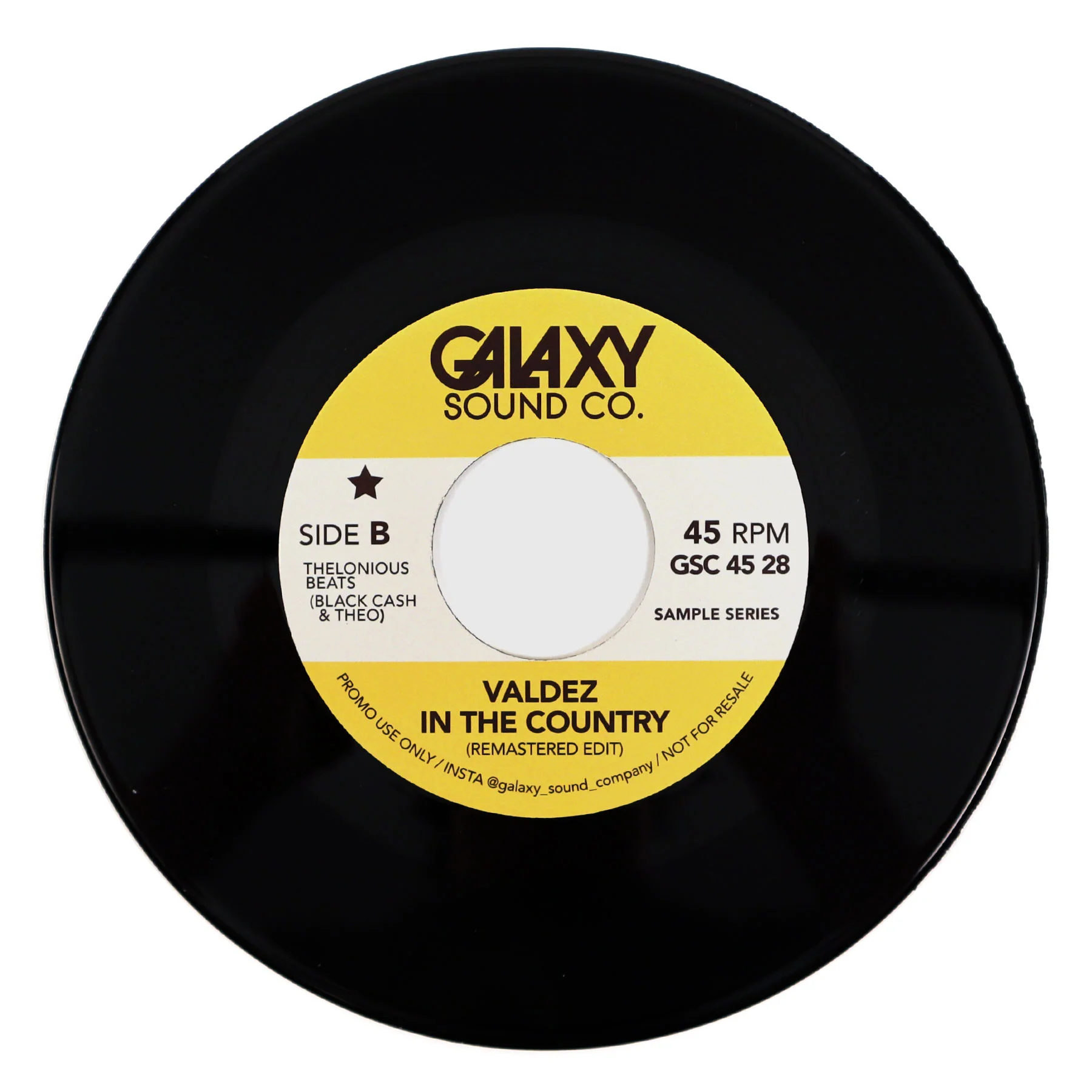 Blackcash & Theo: Galaxy Vol.28 (Donny Hathaway, Reuben Wilson) Vinyl 7" - Image 2