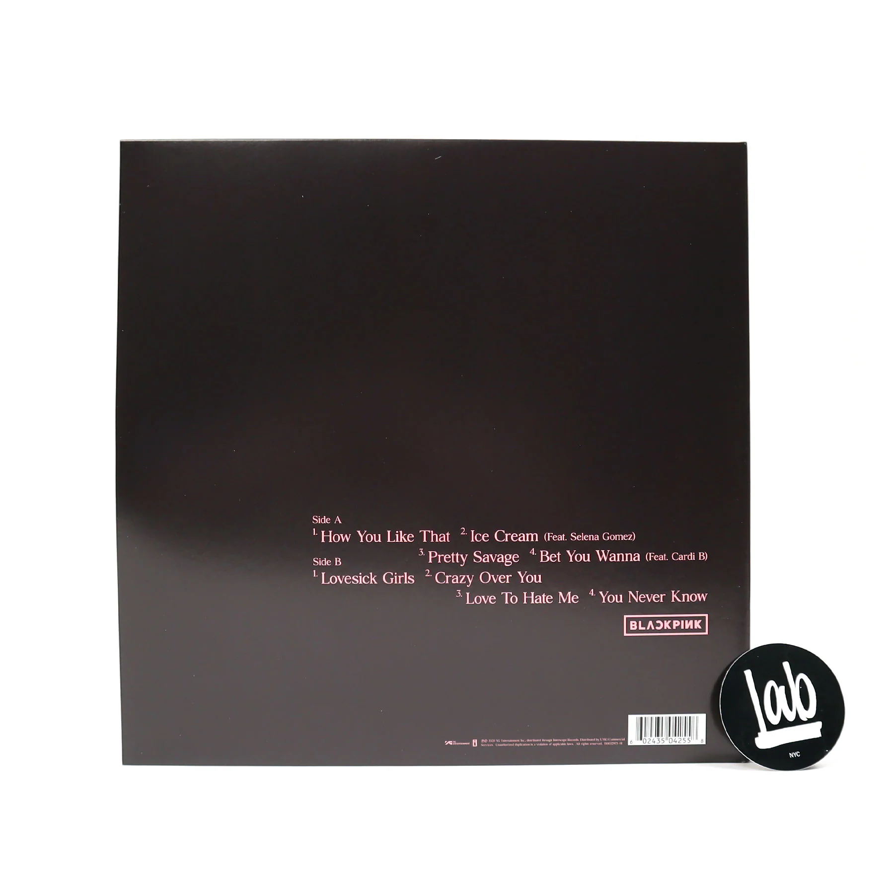 BLACKPINK: THE ALBUM (Pink Colored Vinyl) Vinyl LP - Image 3