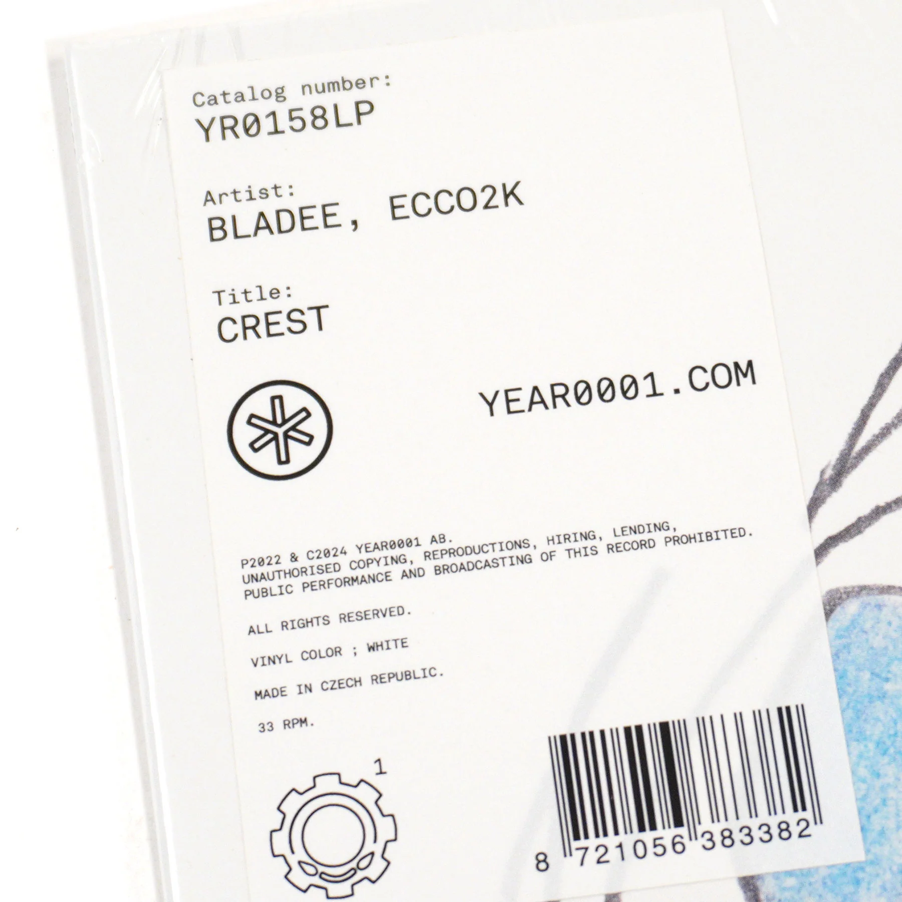 Bladee & Ecco2K: Crest (Colored Vinyl) Vinyl LP - Image 4