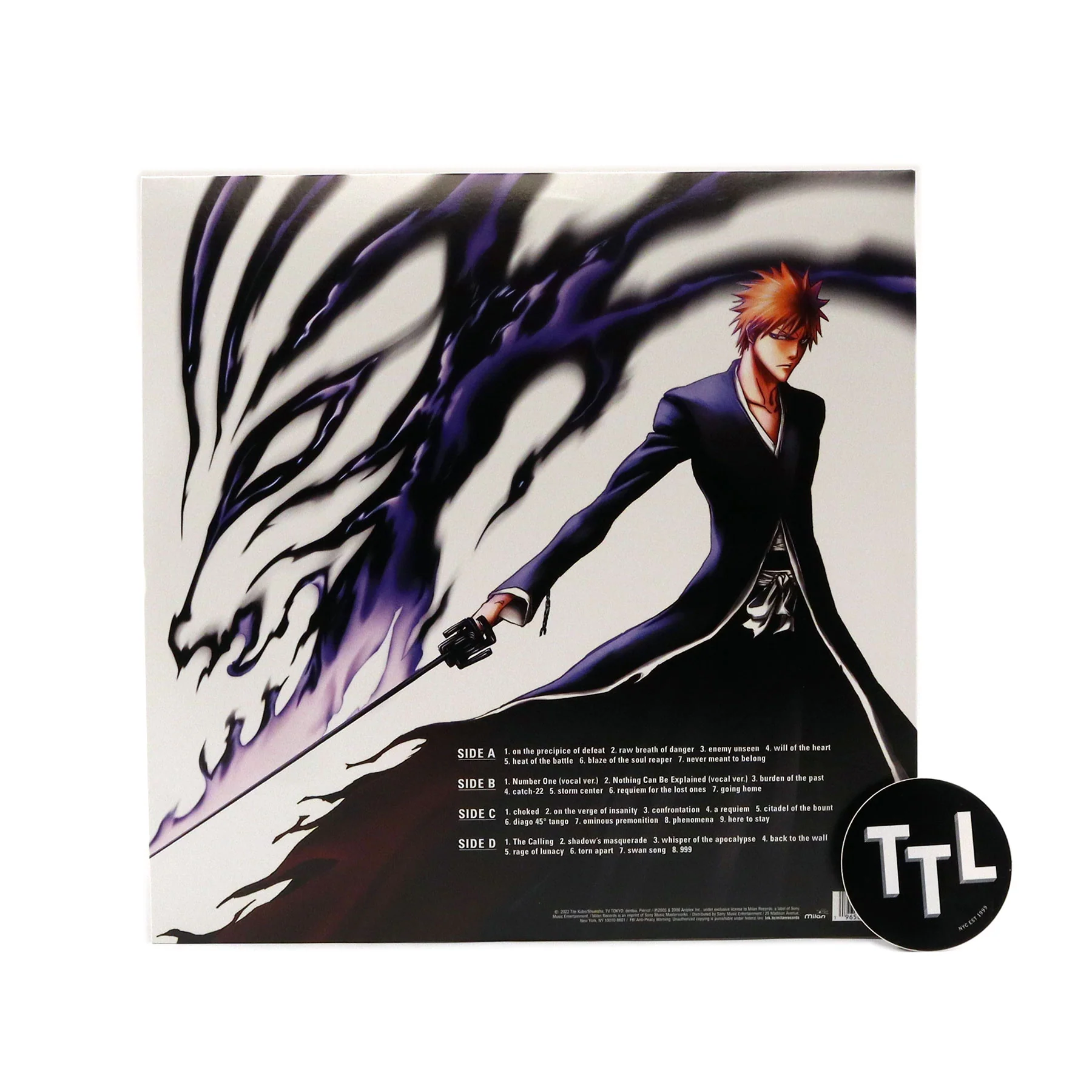 Bleach: Original Soundtrack (Clear Colored Vinyl) Vinyl 2LP - Image 3